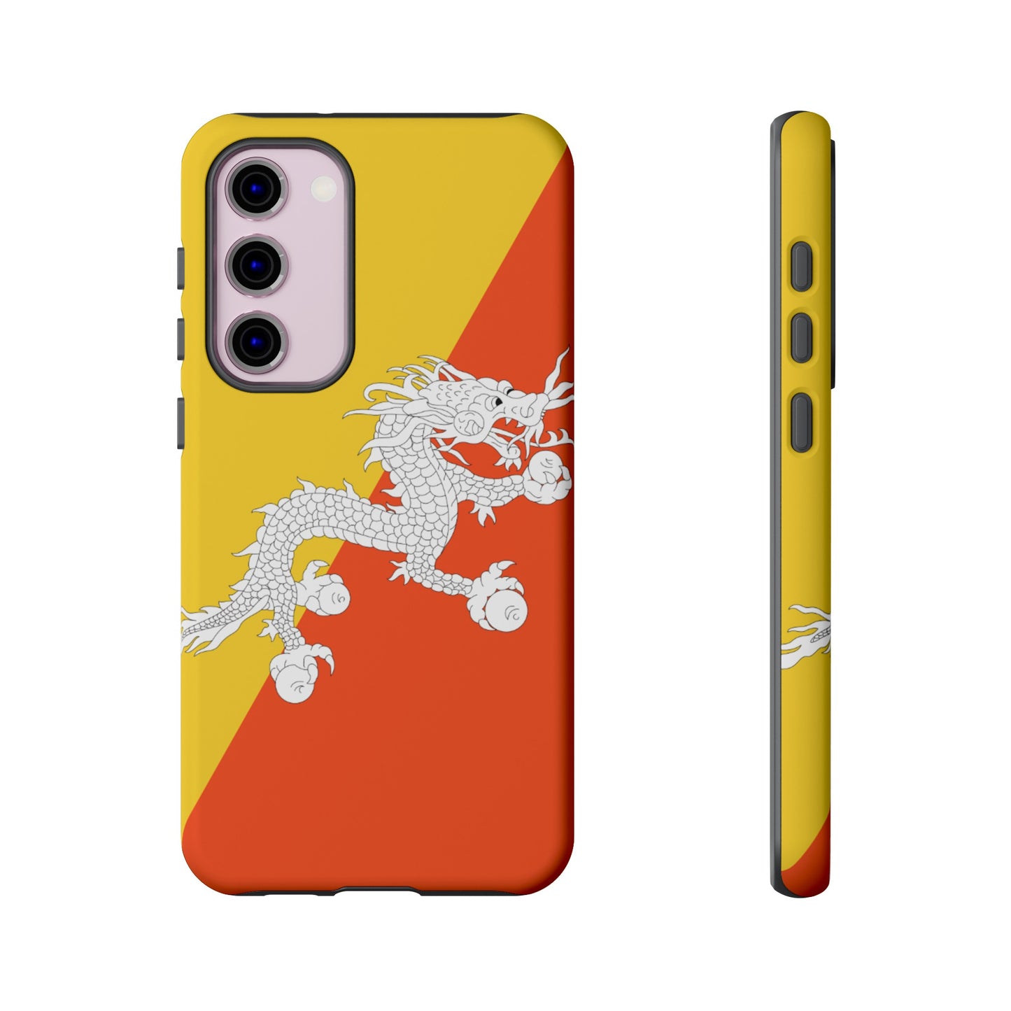 Bhutan Flag Phone Case | iPhone 15 Plus/ Pro, 14, 13, 12| Google Pixel 7, Pro, 5| Samsung Galaxy S23 All Major Phone Models