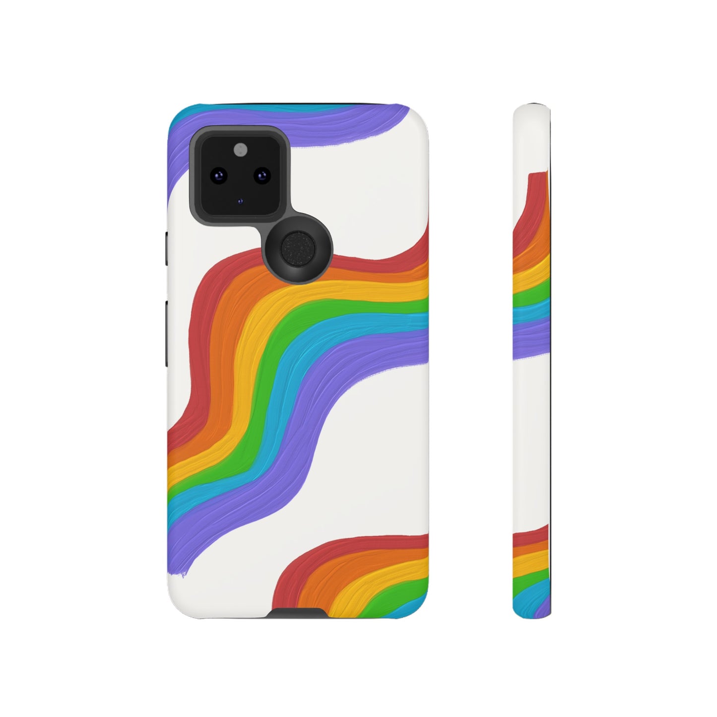 Rainbow Wallpaper Phone Case | iPhone 15 Plus/ Pro, 14, 13, 12| Google Pixel 7, Pro, 5| Samsung Galaxy S23 All Major Phone Models