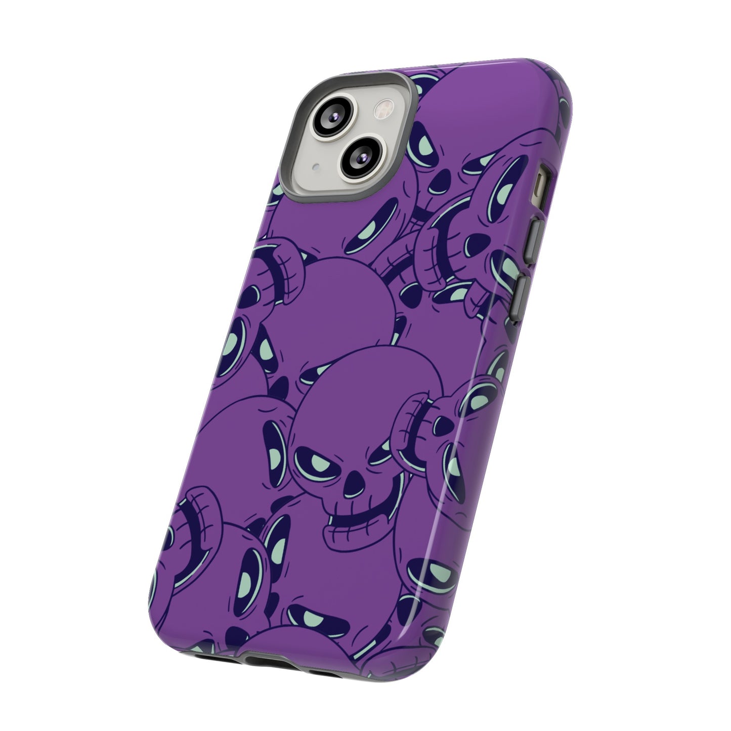 Glowing Skulls Wallpaper Phone Case | iPhone 15 Plus/ Pro, 14, 13, 12| Google Pixel 7, Pro, 5| Samsung Galaxy S23 All Major Phone Models