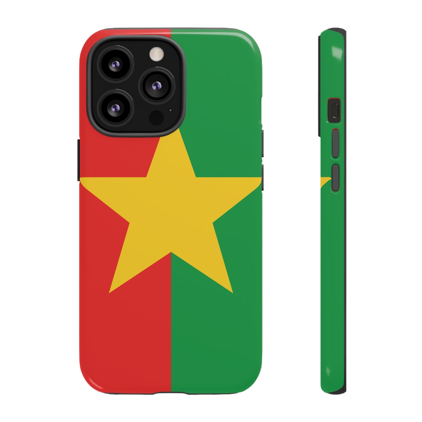 Burkina Faso Flag Phone Case | iPhone 15 Plus/ Pro, 14, 13, 12| Google Pixel 7, Pro, 5| Samsung Galaxy S23 All Major Phone Models