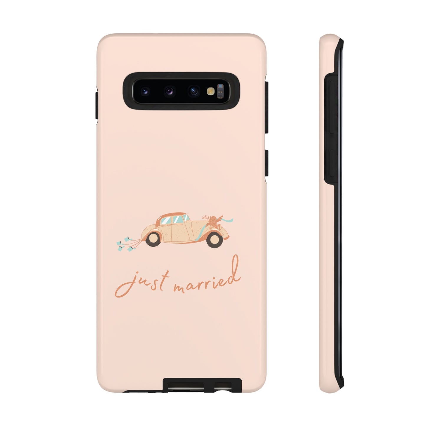 Just Married Phone Case | iPhone 15 Plus/ Pro, 14, 13, 12| Google Pixel 7, Pro, 5| Samsung Galaxy S23 All Major Phone Models