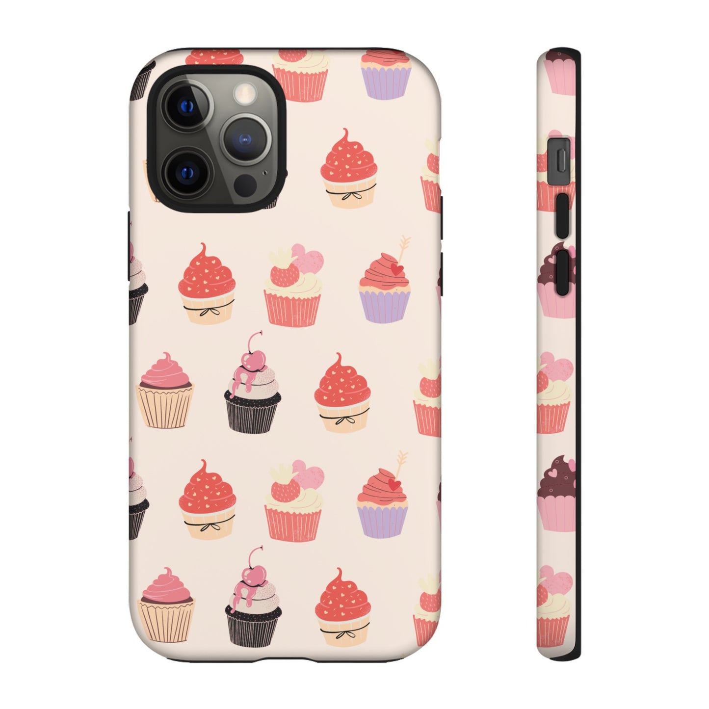 Cupcake Collage Wallpaper Phone Case | iPhone 15 Plus/ Pro, 14, 13, 12| Google Pixel 7, Pro, 5| Samsung Galaxy S23 All Major Phone Models