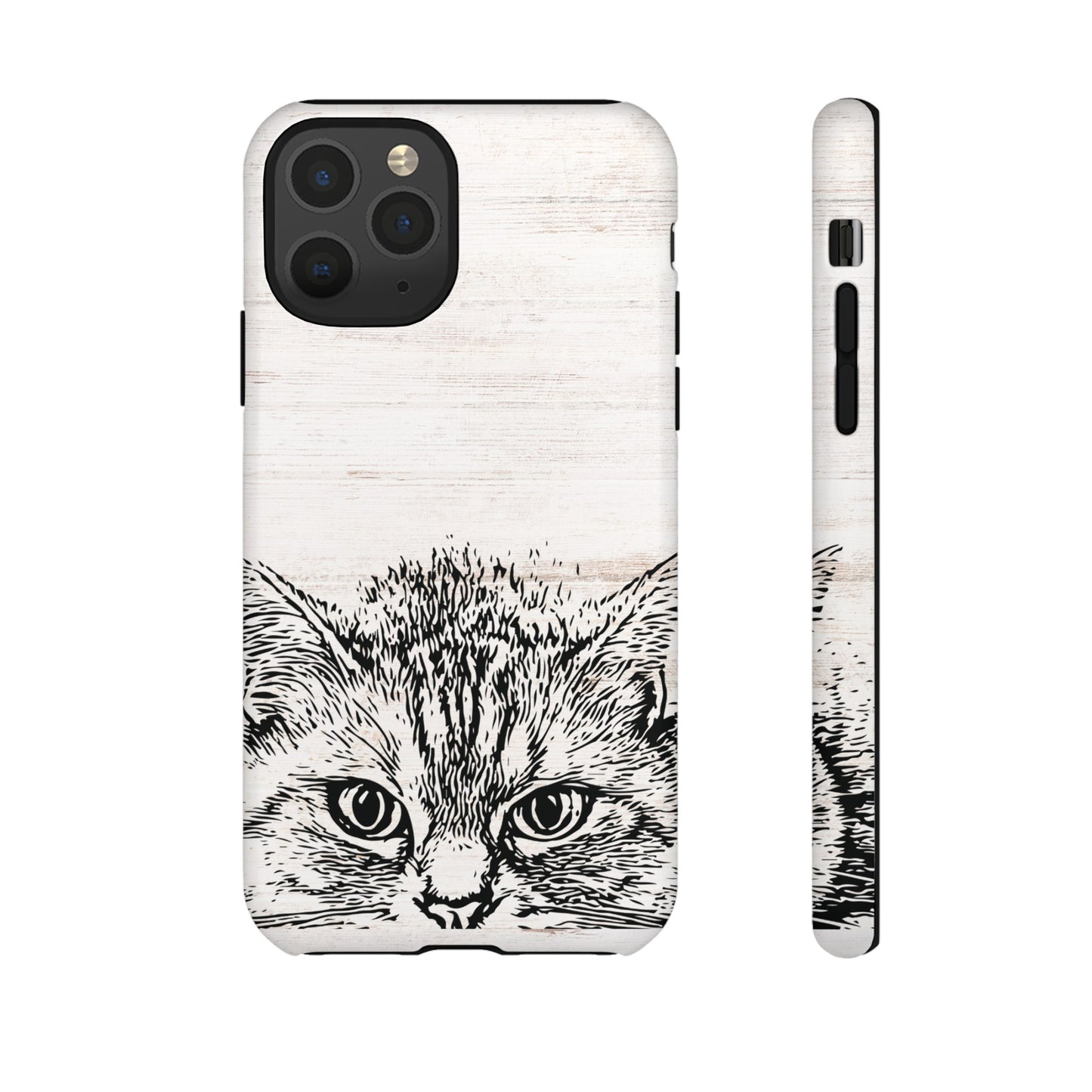 Close- Up Cat Wallpaper Phone Case | iPhone 15 Plus/ Pro, 14, 13, 12| Google Pixel 7, Pro, 5| Samsung Galaxy S23 All Major Phone Models