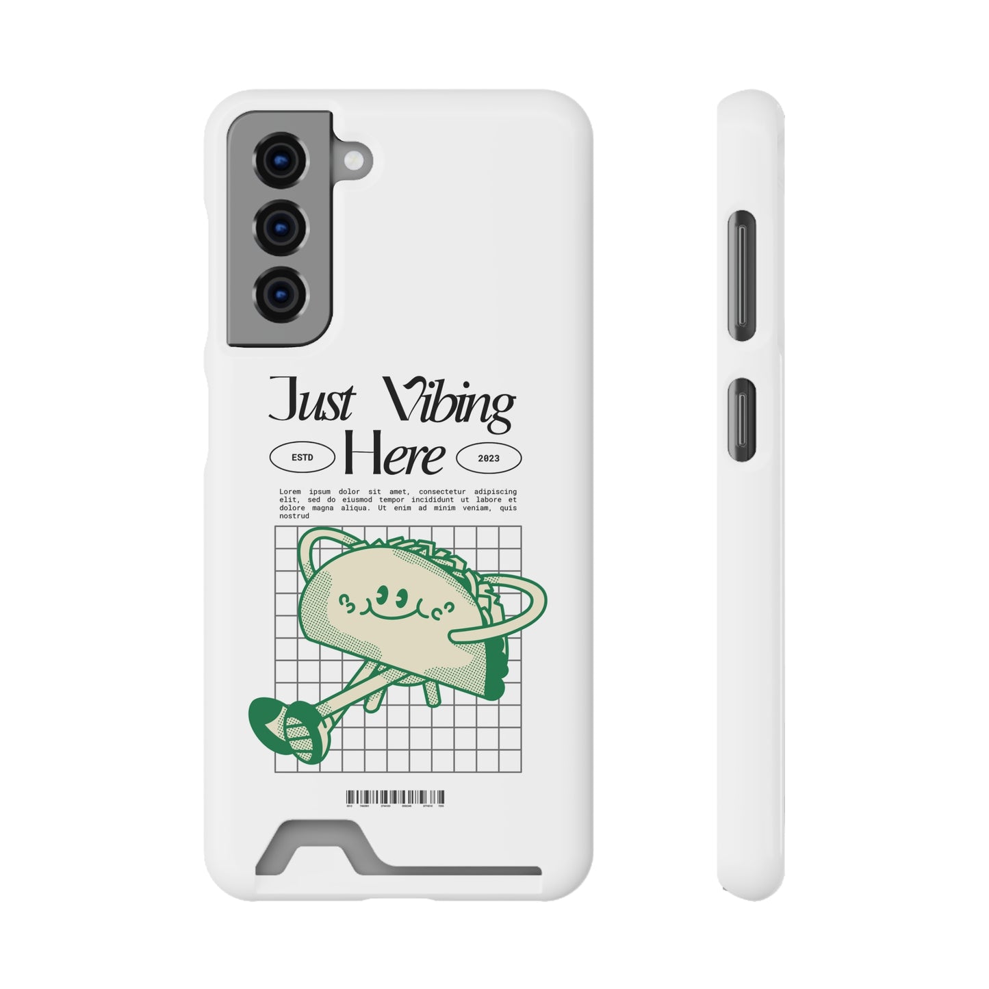 Just Vibing Here Phone Case | iPhone 15 Plus/ Pro, 14, 13, 12|Samsung Galaxy Models