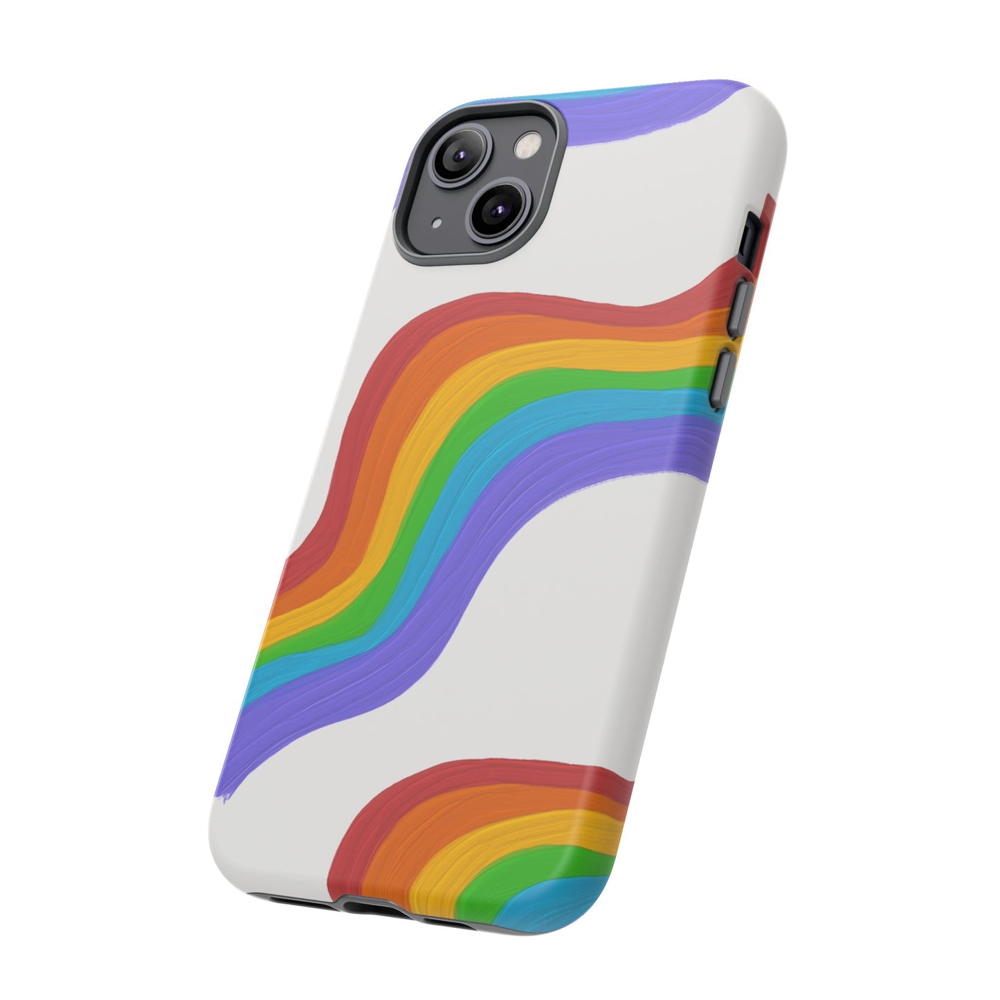 Rainbow Wallpaper Phone Case | iPhone 15 Plus/ Pro, 14, 13, 12| Google Pixel 7, Pro, 5| Samsung Galaxy S23 All Major Phone Models