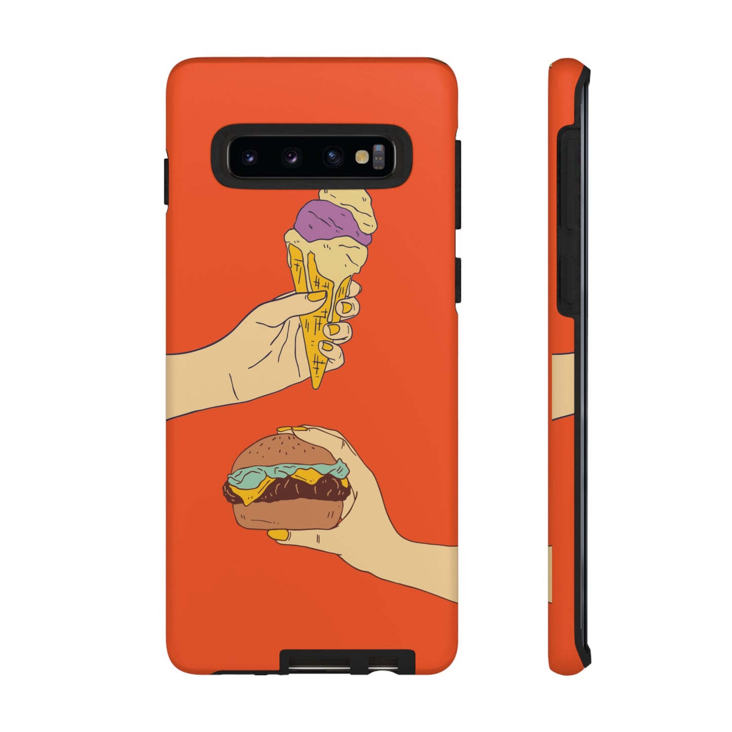 IceCream Or Hamburger? Phone Case | iPhone 15 Plus/ Pro, 14, 13, 12| Google Pixel 7, Pro, 5| Samsung Galaxy S23 All Major Phone Models