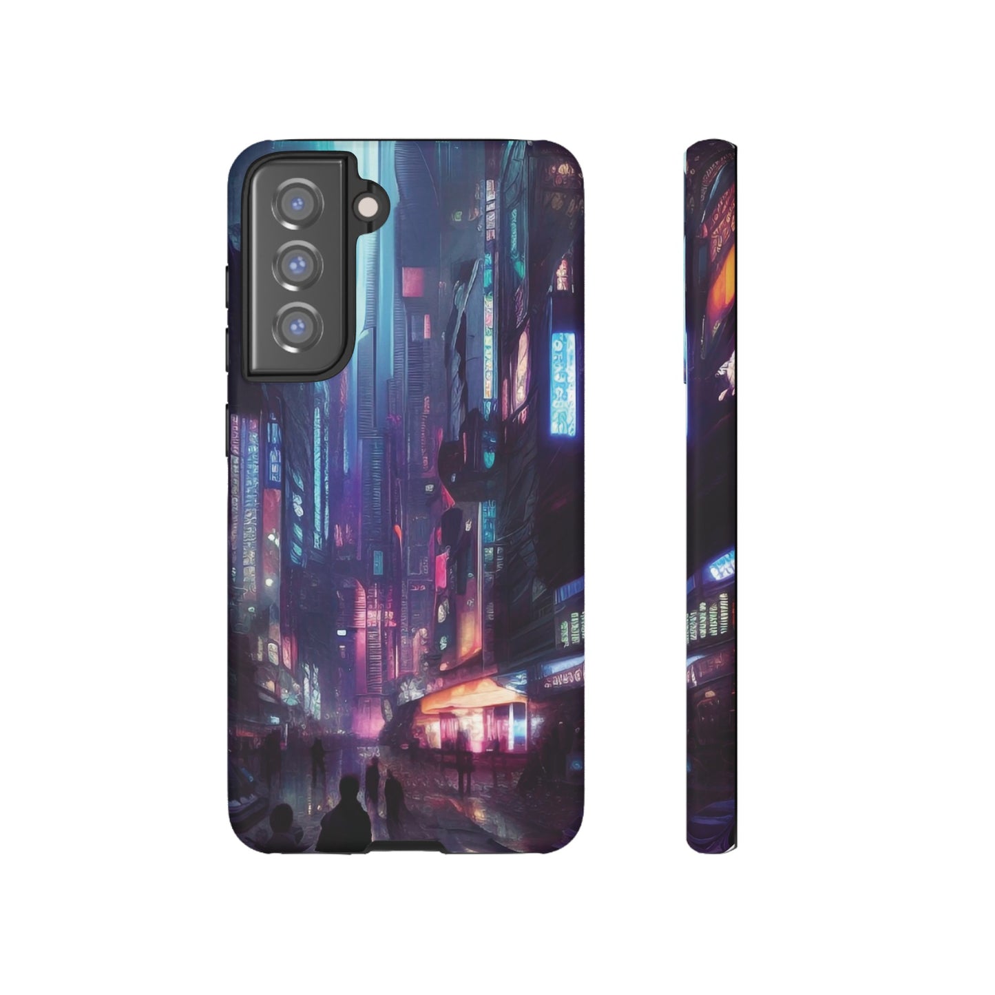 Futuristic Sci-Fi City Wallpaper Phone Case | iPhone 15 Plus/ Pro, 14, 13, 12| Google Pixel 7, Pro, 5| Samsung Galaxy S23 All Major Phone Models