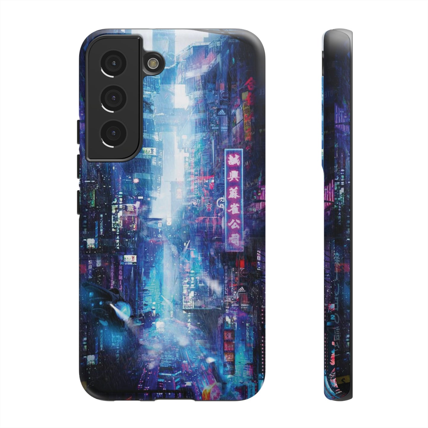 Night Life Futuristic City Wallpaper Phone Case | iPhone 15 Plus/ Pro, 14, 13, 12| Google Pixel 7, Pro, 5| Samsung Galaxy S23 All Major Phone Models