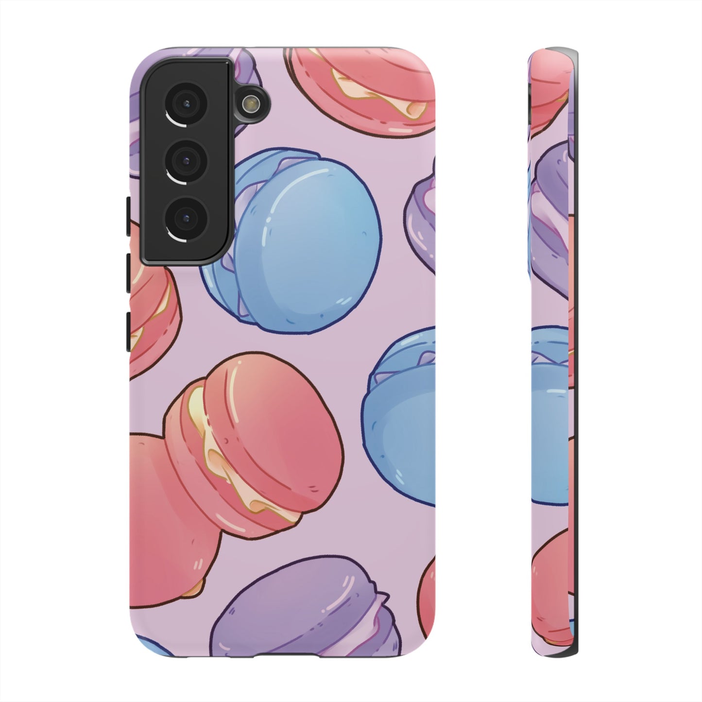 Macaron Wallpaper Phone Case | iPhone 15 Plus/ Pro, 14, 13, 12| Google Pixel 7, Pro, 5| Samsung Galaxy S23 All Major Phone Models