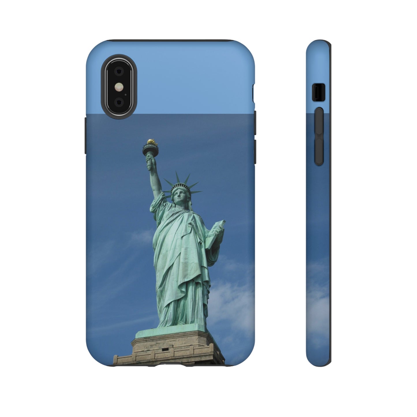 Statue Of Liberty Wallpaper Phone Case | iPhone 15 Plus/ Pro, 14, 13, 12| Google Pixel 7, Pro, 5| Samsung Galaxy S23 All Major Phone Models