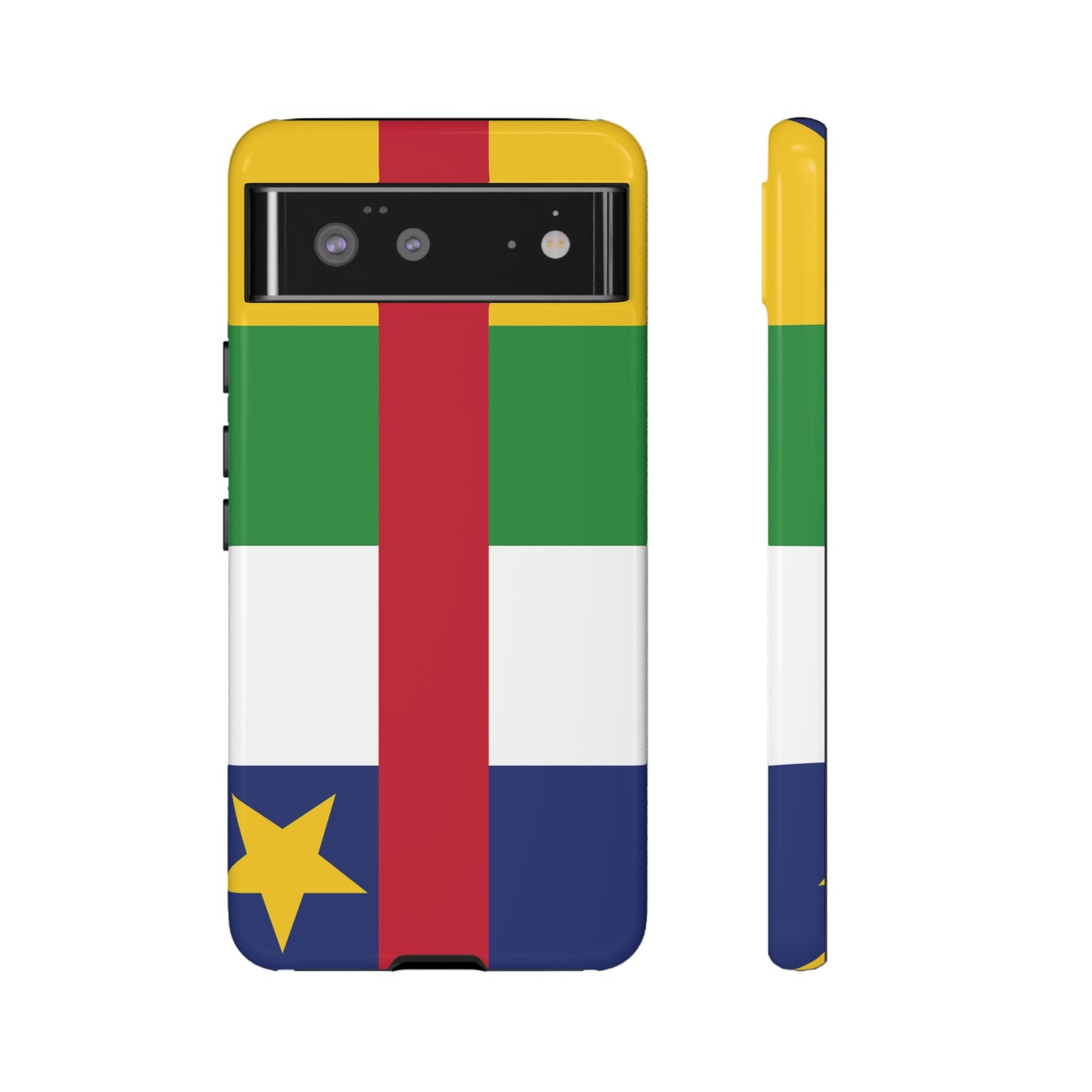 Central African Republic Flag Phone Case | iPhone 15 Plus/ Pro, 14, 13, 12| Google Pixel 7, Pro, 5| Samsung Galaxy S23 All Major Phone Models