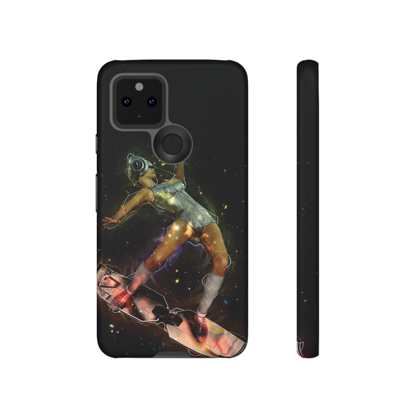 Sci-Fi Skateboard Wallpaper Phone Case | iPhone 15 Plus/ Pro, 14, 13, 12| Google Pixel 7, Pro, 5| Samsung Galaxy S23 All Major Phone Models