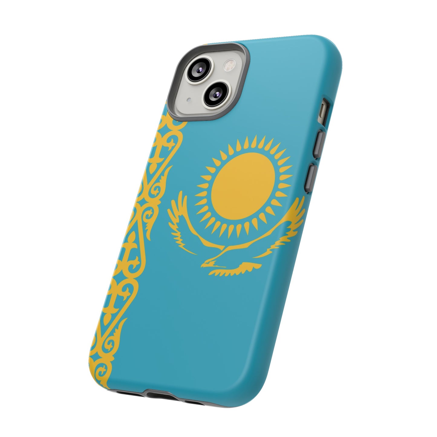 Kazakhstan Flag Phone Case | iPhone 15 Plus/ Pro, 14, 13, 12| Google Pixel 7, Pro, 5| Samsung Galaxy S23 All Major Phone Models