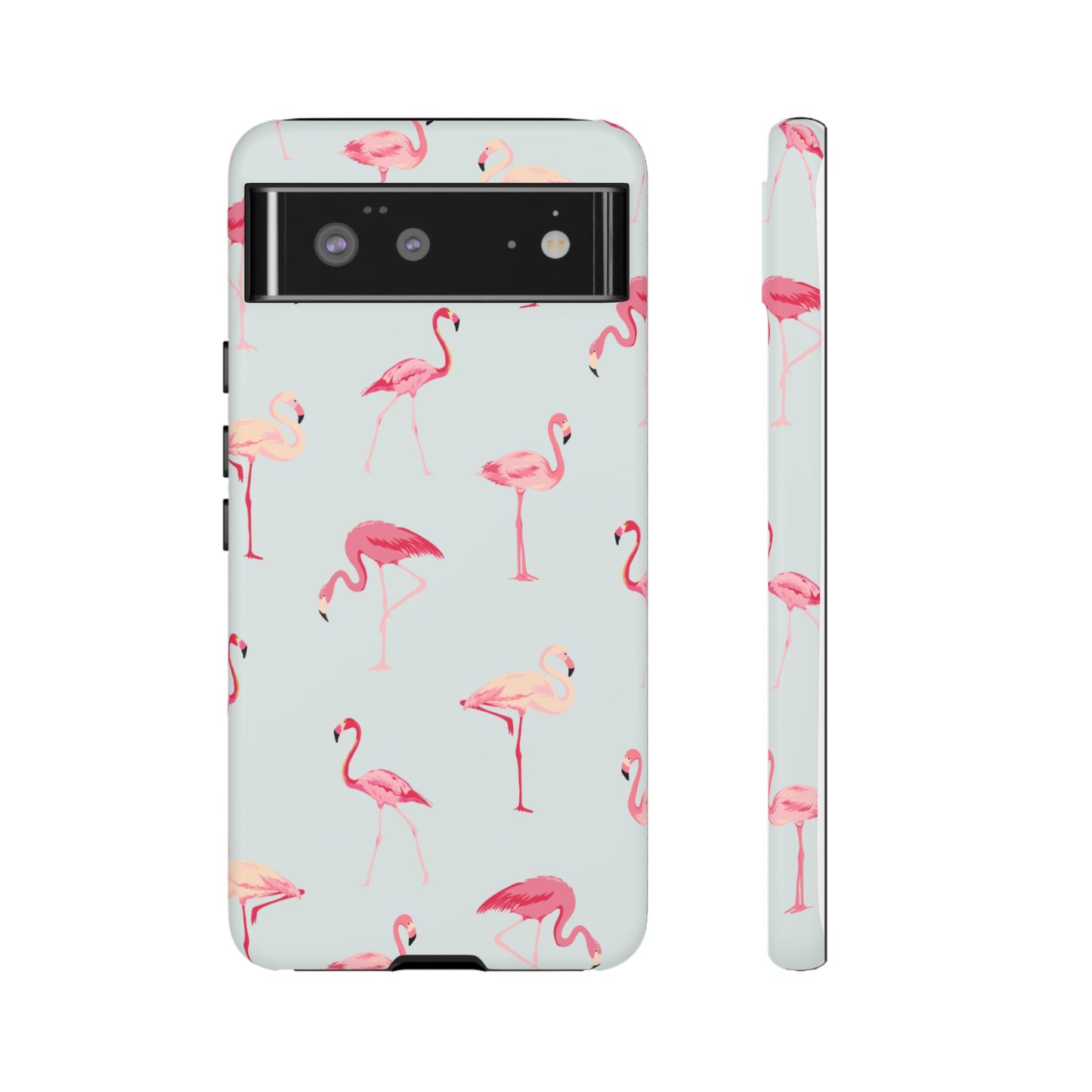 Flamingo Wallpaper Phone Case | iPhone 15 Plus/ Pro, 14, 13, 12| Google Pixel 7, Pro, 5| Samsung Galaxy S23 All Major Phone Models