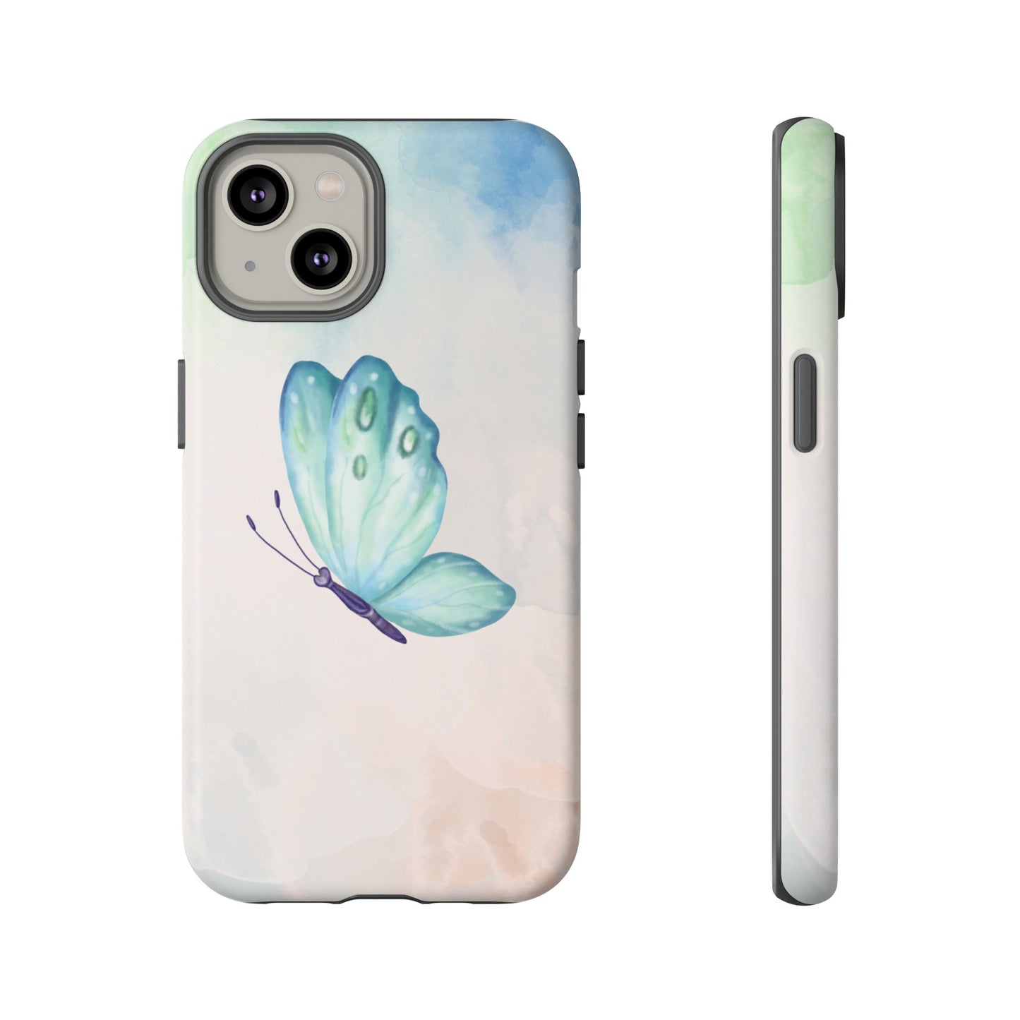 Blue Butterfly Wallpaper Phone Case  | iPhone 15 Plus/ Pro, 14, 13, 12| Google Pixel 7, Pro, 5| Samsung Galaxy S23 All Major Phone Models