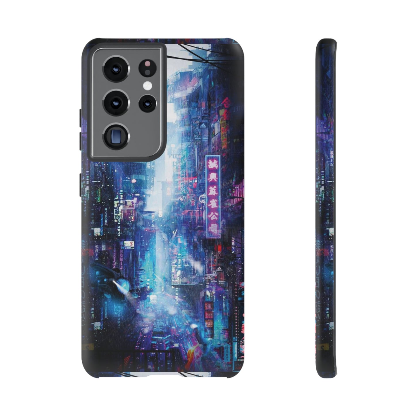 Night Life Futuristic City Wallpaper Phone Case | iPhone 15 Plus/ Pro, 14, 13, 12| Google Pixel 7, Pro, 5| Samsung Galaxy S23 All Major Phone Models