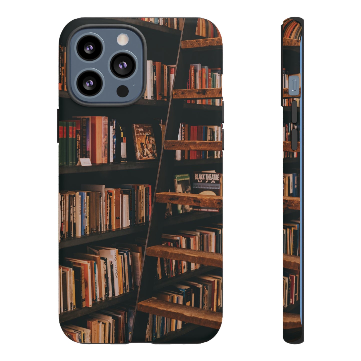 Bookcase Wallpaper Phone Case | iPhone 15 Plus/ Pro, 14, 13, 12| Google Pixel 7, Pro, 5| Samsung Galaxy S23 All Major Phone Models