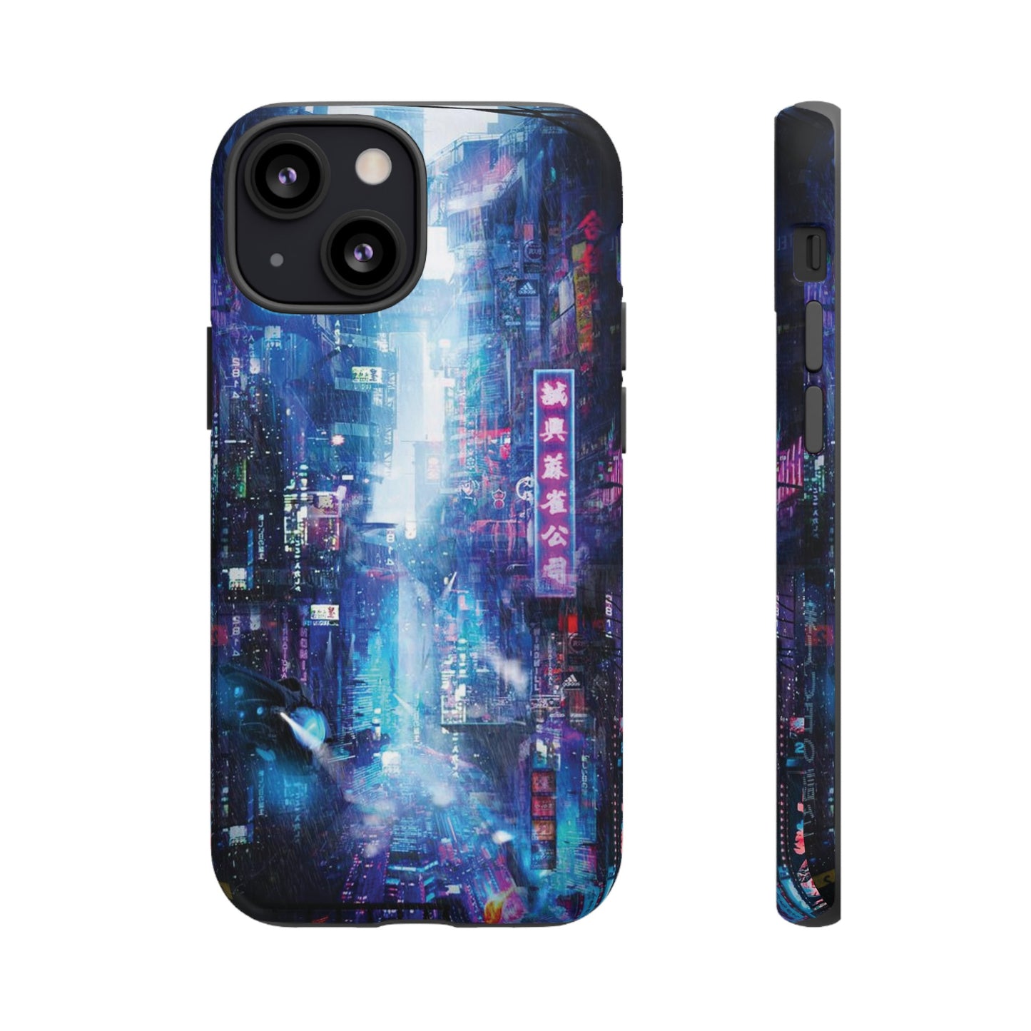 Night Life Futuristic City Wallpaper Phone Case | iPhone 15 Plus/ Pro, 14, 13, 12| Google Pixel 7, Pro, 5| Samsung Galaxy S23 All Major Phone Models