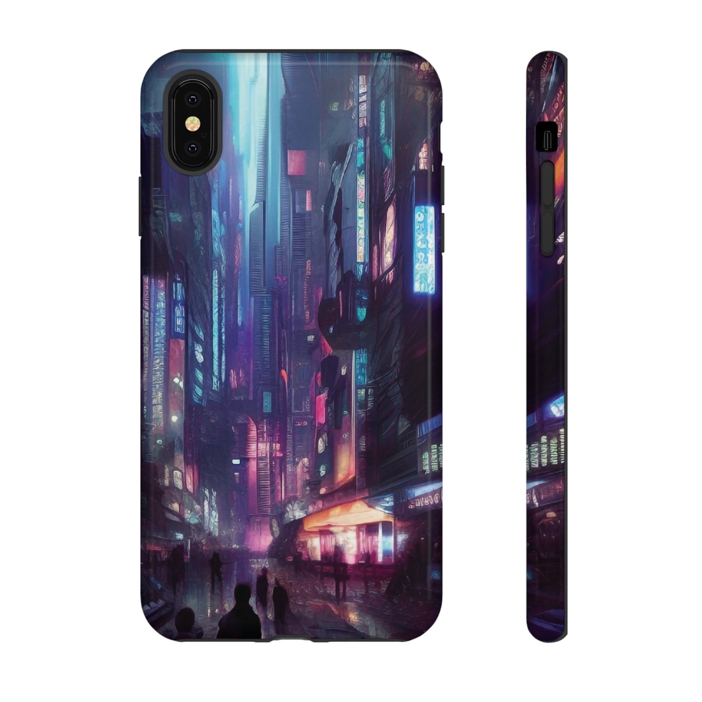 Futuristic Sci-Fi City Wallpaper Phone Case | iPhone 15 Plus/ Pro, 14, 13, 12| Google Pixel 7, Pro, 5| Samsung Galaxy S23 All Major Phone Models