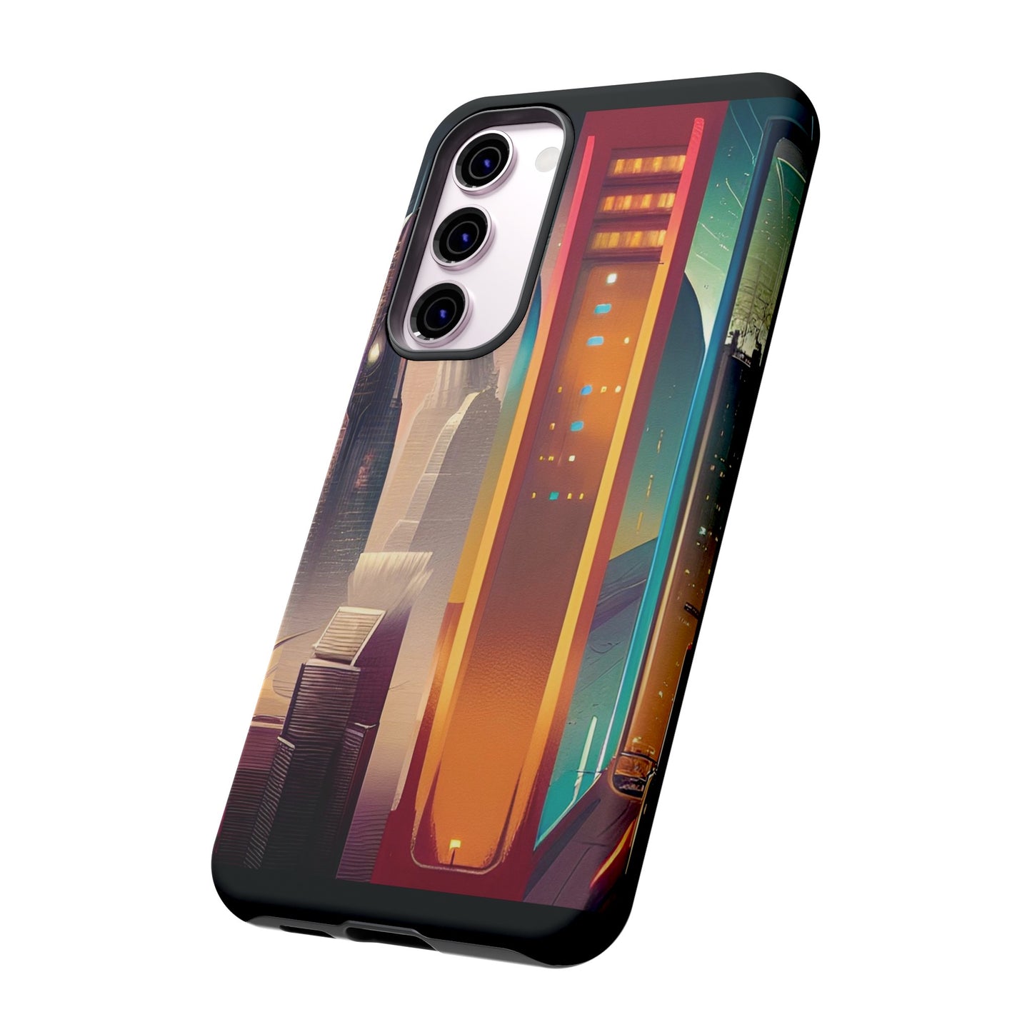 Sci-Fi  Buildings Wallpaper Phone Case | iPhone 15 Plus/ Pro, 14, 13, 12| Google Pixel 7, Pro, 5| Samsung Galaxy S23 All Major Phone Models