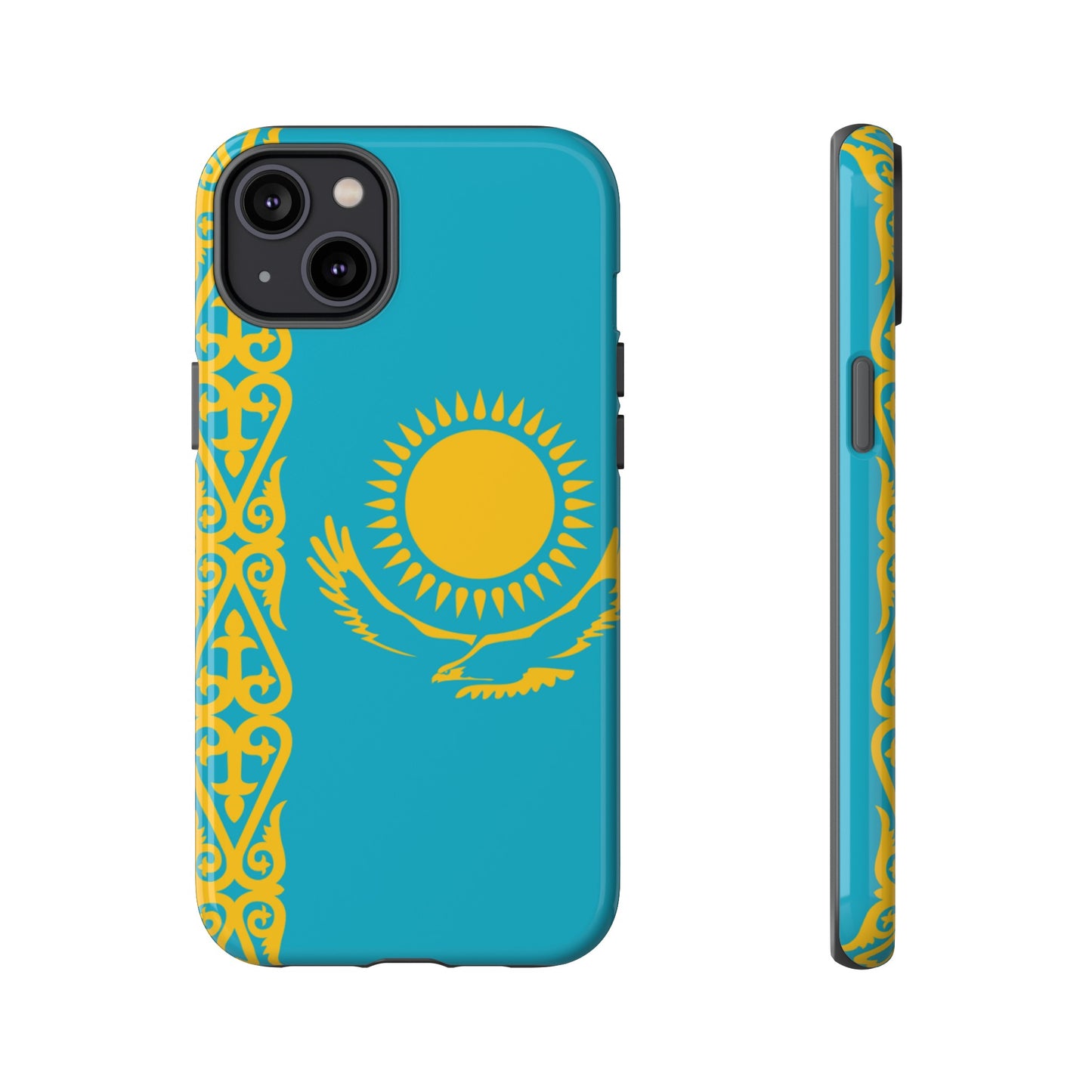 Kazakhstan Flag Phone Case | iPhone 15 Plus/ Pro, 14, 13, 12| Google Pixel 7, Pro, 5| Samsung Galaxy S23 All Major Phone Models