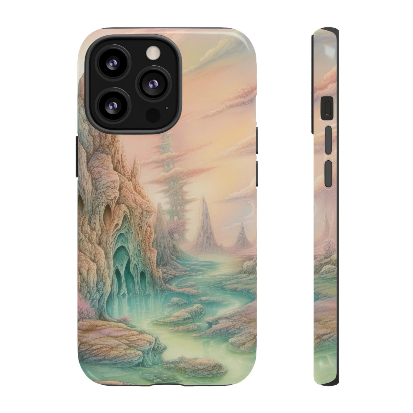 Caves Sci-Fi Wallpaper Phone Case | iPhone 15 Plus/ Pro, 14, 13, 12| Google Pixel 7, Pro, 5| Samsung Galaxy S23 All Major Phone Models