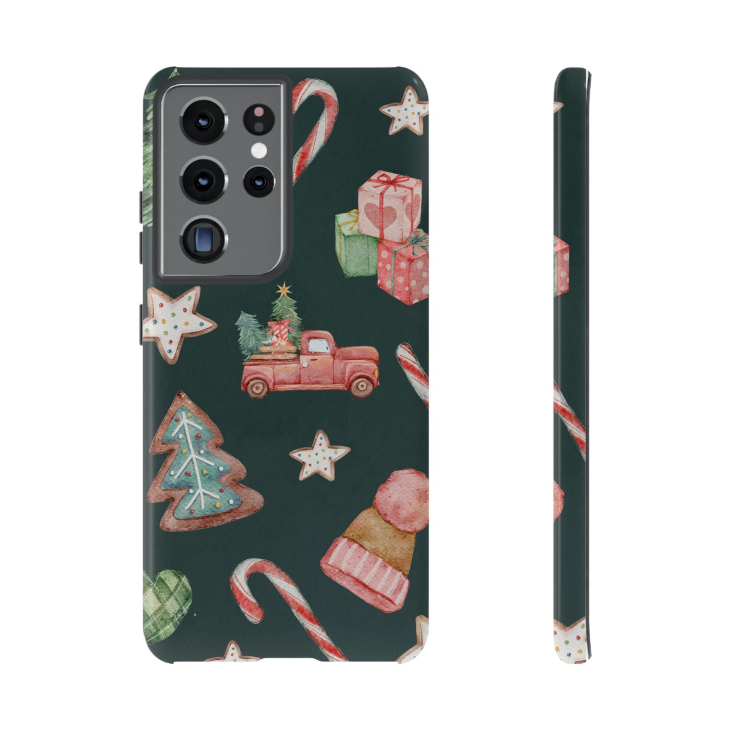 Festive Christmas Wallpaper Phone Case | iPhone 15 Plus/ Pro, 14, 13, 12| Google Pixel 7, Pro, 5| Samsung Galaxy S23 All Major Phone Models