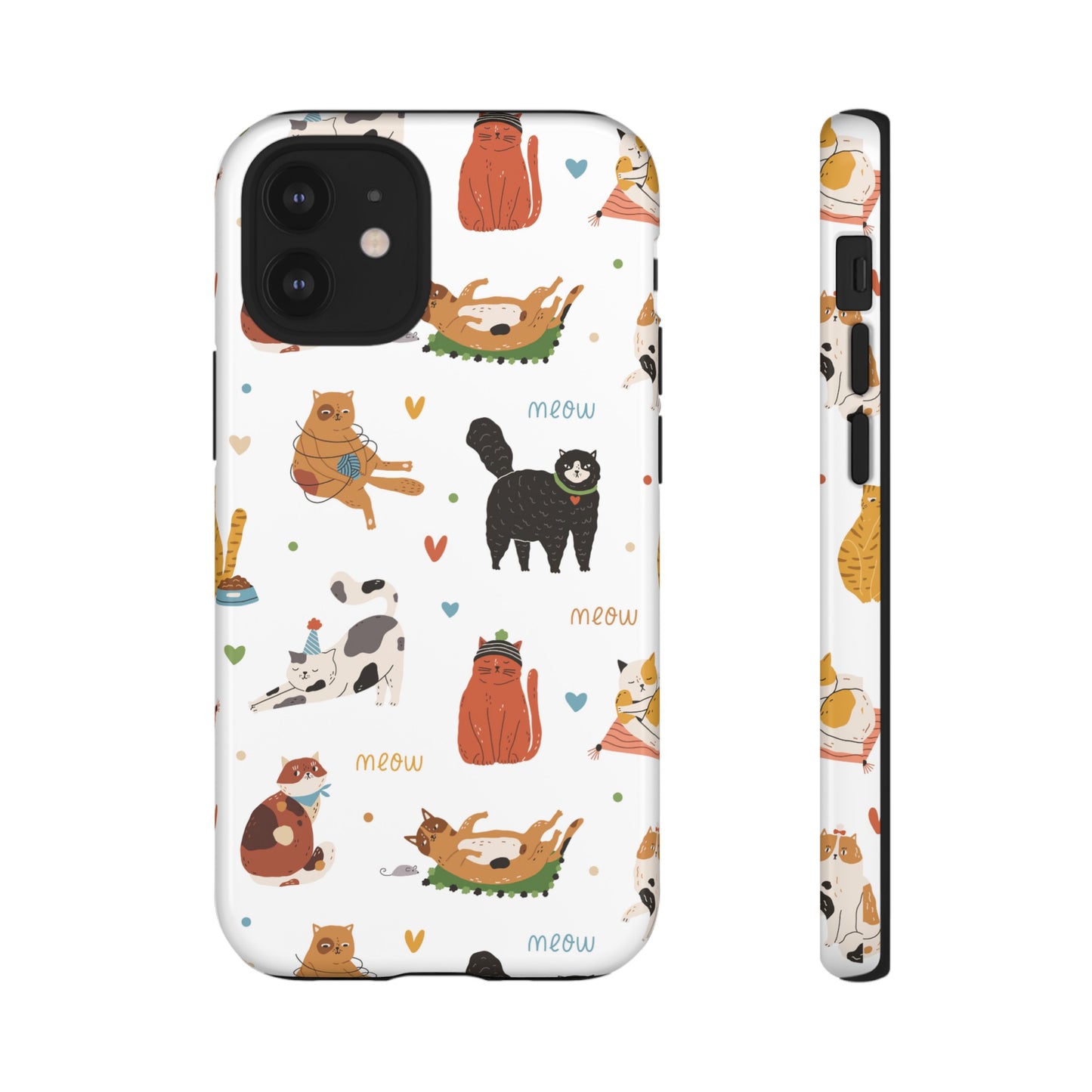 Collage of Cats Wallpaper Phone Case | iPhone 15 Plus/ Pro, 14, 13, 12| Google Pixel 7, Pro, 5| Samsung Galaxy S23 All Major Phone Models