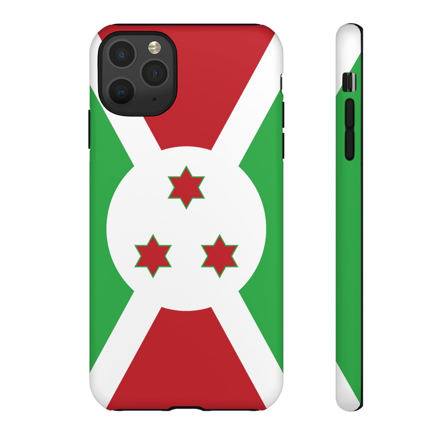 Burundi Flag Phone Case | iPhone 15 Plus/ Pro, 14, 13, 12| Google Pixel 7, Pro, 5| Samsung Galaxy S23 All Major Phone Models