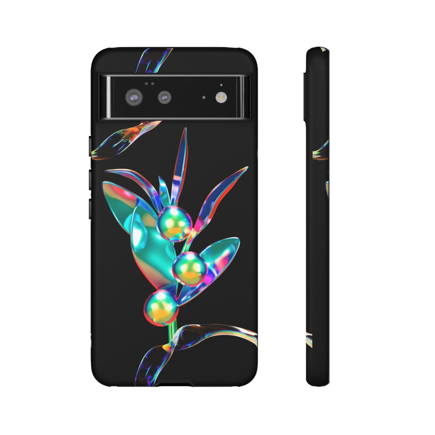 Psychedelic Flower Wallpaper Phone Case | iPhone 15 Plus/ Pro, 14, 13, 12| Google Pixel 7, Pro, 5| Samsung Galaxy S23 All Major Phone Models