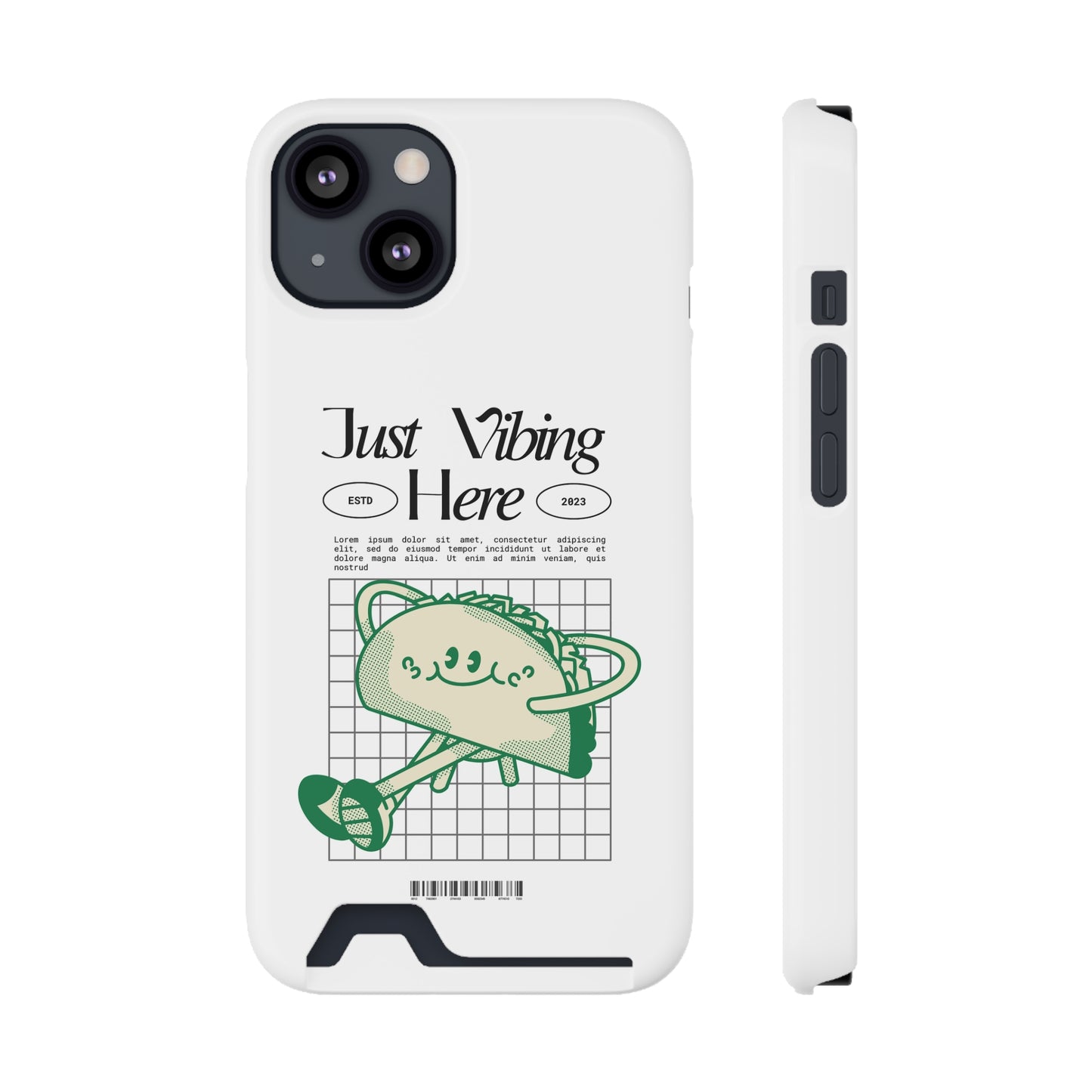 Just Vibing Here Phone Case | iPhone 15 Plus/ Pro, 14, 13, 12|Samsung Galaxy Models