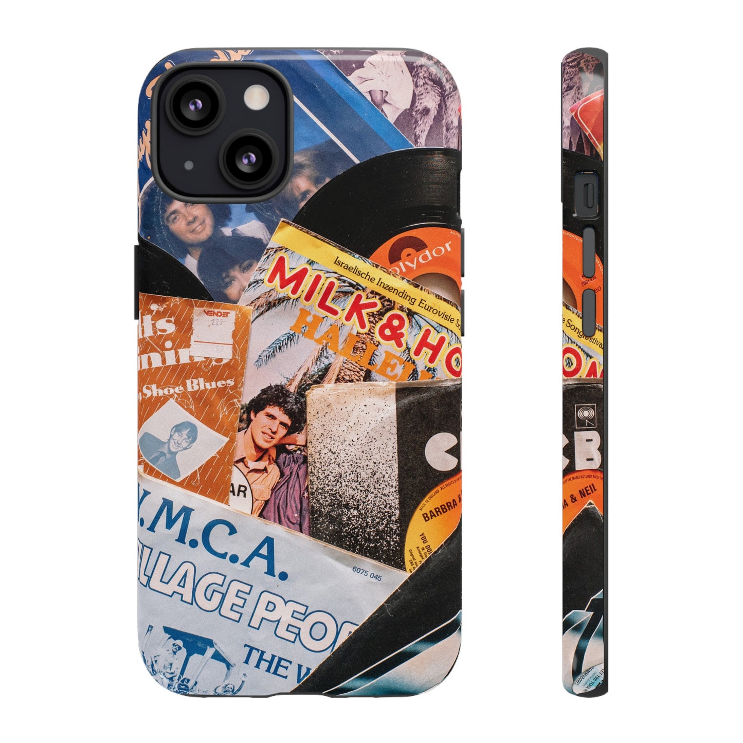 Retro Vinyl Wallpaper Phone Case | iPhone 15 Plus/ Pro, 14, 13, 12| Google Pixel 7, Pro, 5| Samsung Galaxy S23 All Major Phone Models