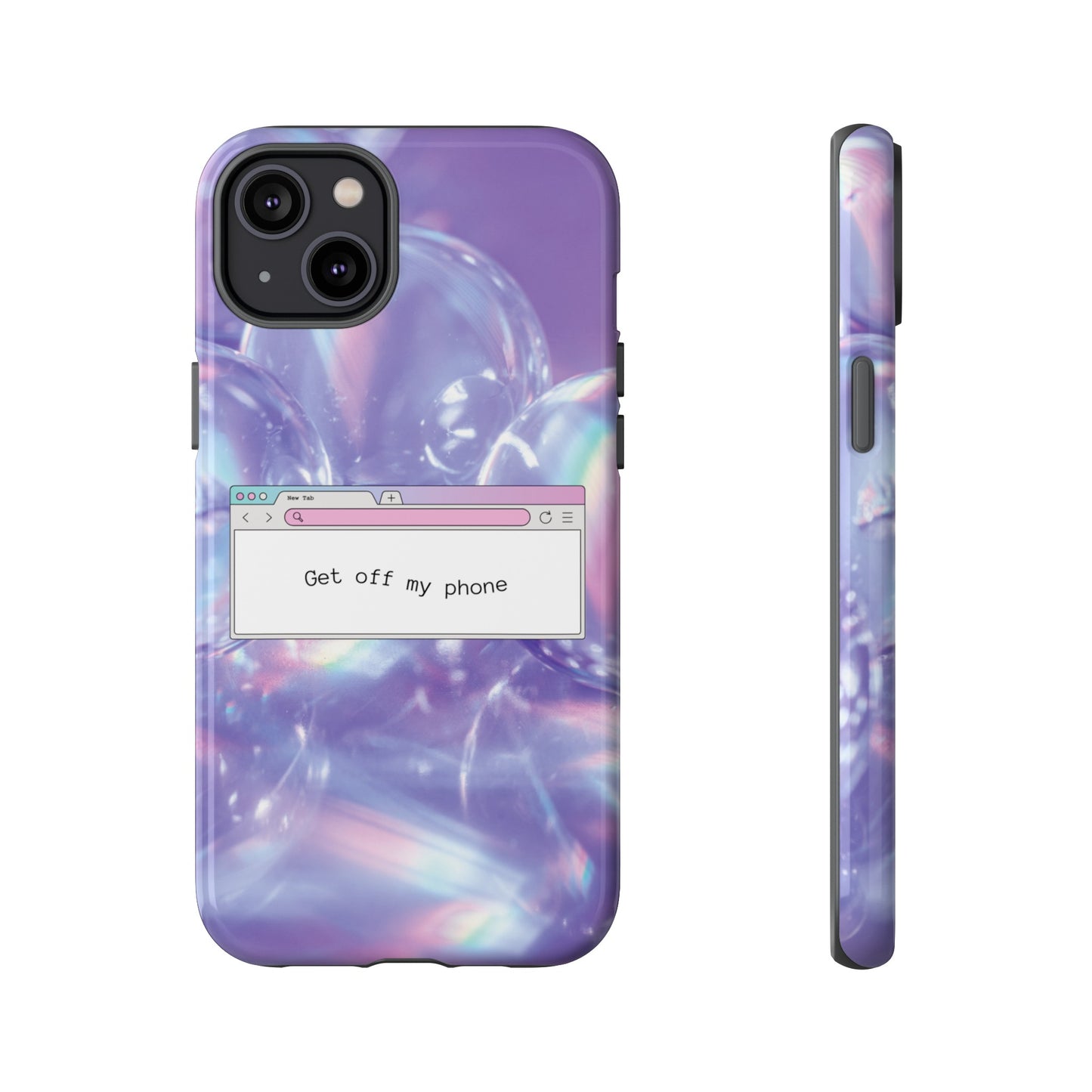 Get Off My Phone Wallpaper Phone Case | iPhone 15 Plus/ Pro, 14, 13, 12| Google Pixel 7, Pro, 5| Samsung Galaxy S23 All Major Phone Models