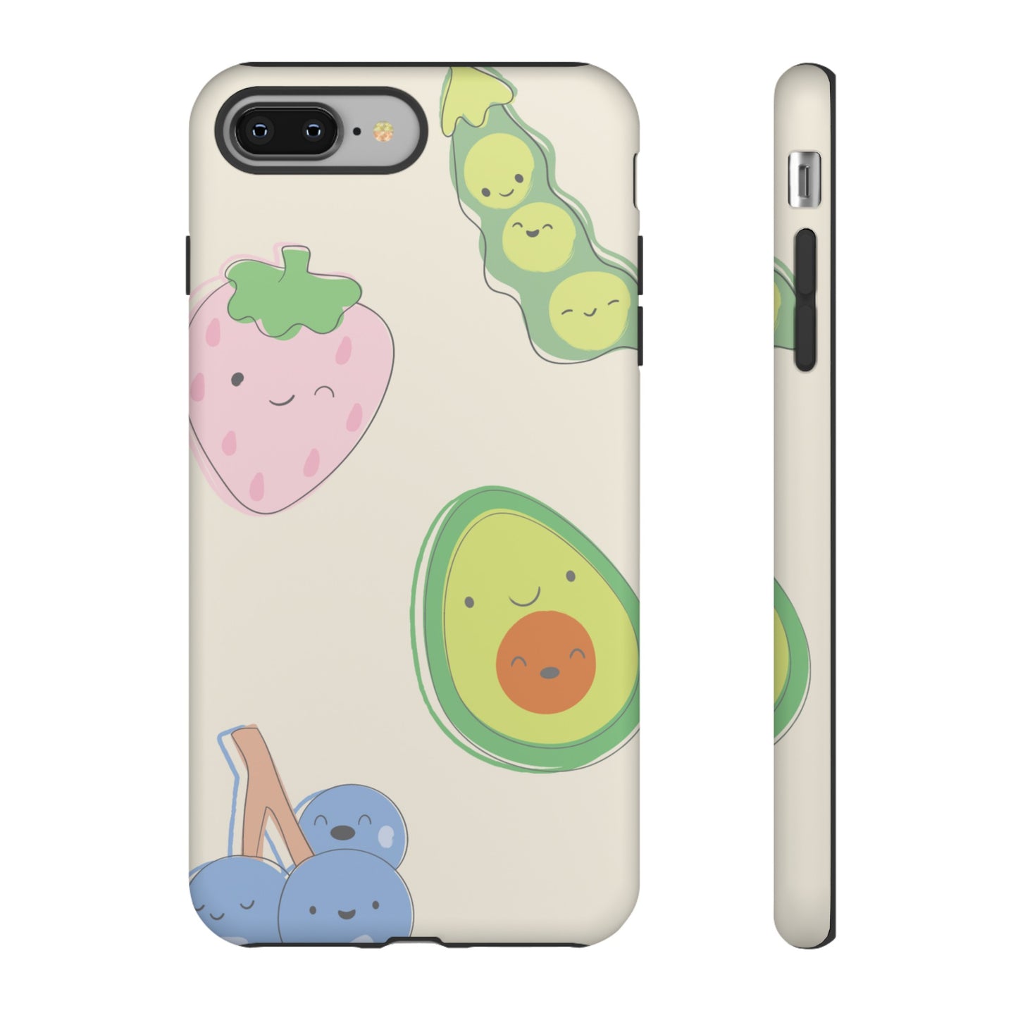 Happy Food Wallpaper Phone Case | iPhone 15 Plus/ Pro, 14, 13, 12| Google Pixel 7, Pro, 5| Samsung Galaxy S23 All Major Phone Models