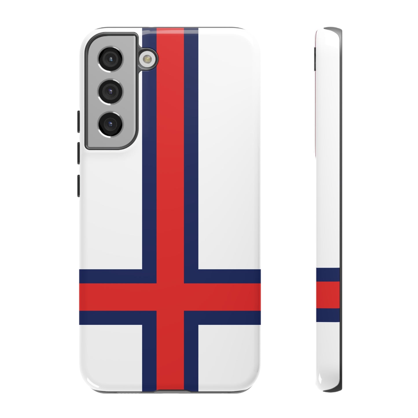 Faroe Island Denmark Flag Phone Case | iPhone 15 Plus/ Pro, 14, 13, 12| Google Pixel 7, Pro, 5| Samsung Galaxy S23 All Major Phone Models