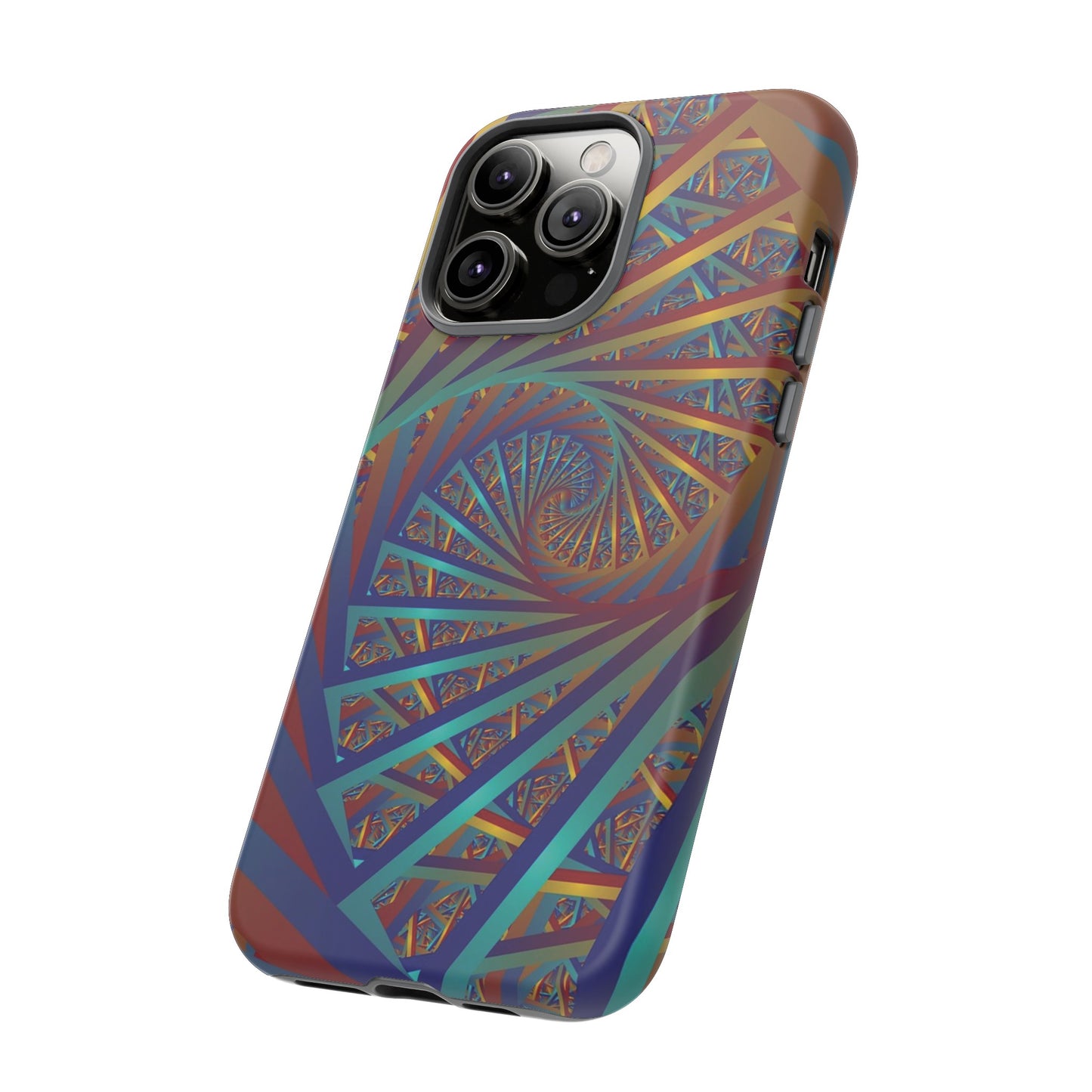 Colourful Spiral Wallpaper Phone Case | iPhone 15 Plus/ Pro, 14, 13, 12| Google Pixel 7, Pro, 5| Samsung Galaxy S23 All Major Phone Models