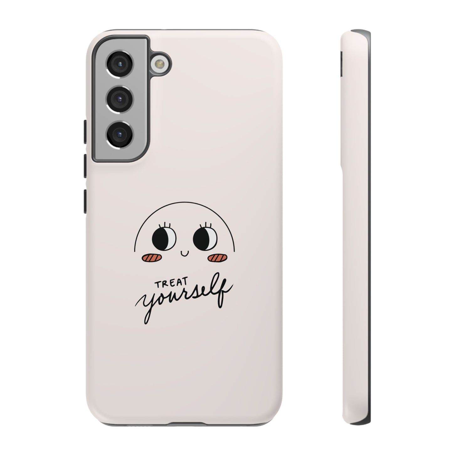 Treat Yourself Wallpaper Phone Case | iPhone 15 Plus/ Pro, 14, 13, 12| Google Pixel 7, Pro, 5| Samsung Galaxy S23 All Major Phone Models