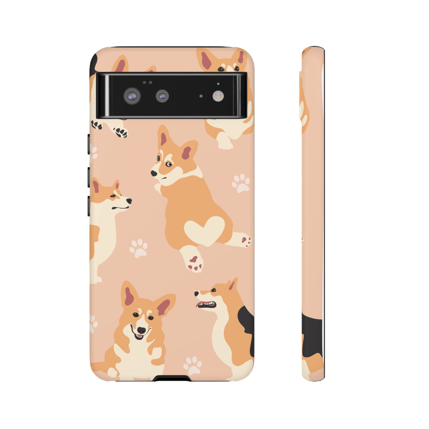 Corgi Wallpaper Phone Case | iPhone 15 Plus/ Pro, 14, 13, 12| Google Pixel 7, Pro, 5| Samsung Galaxy S23 All Major Phone Models