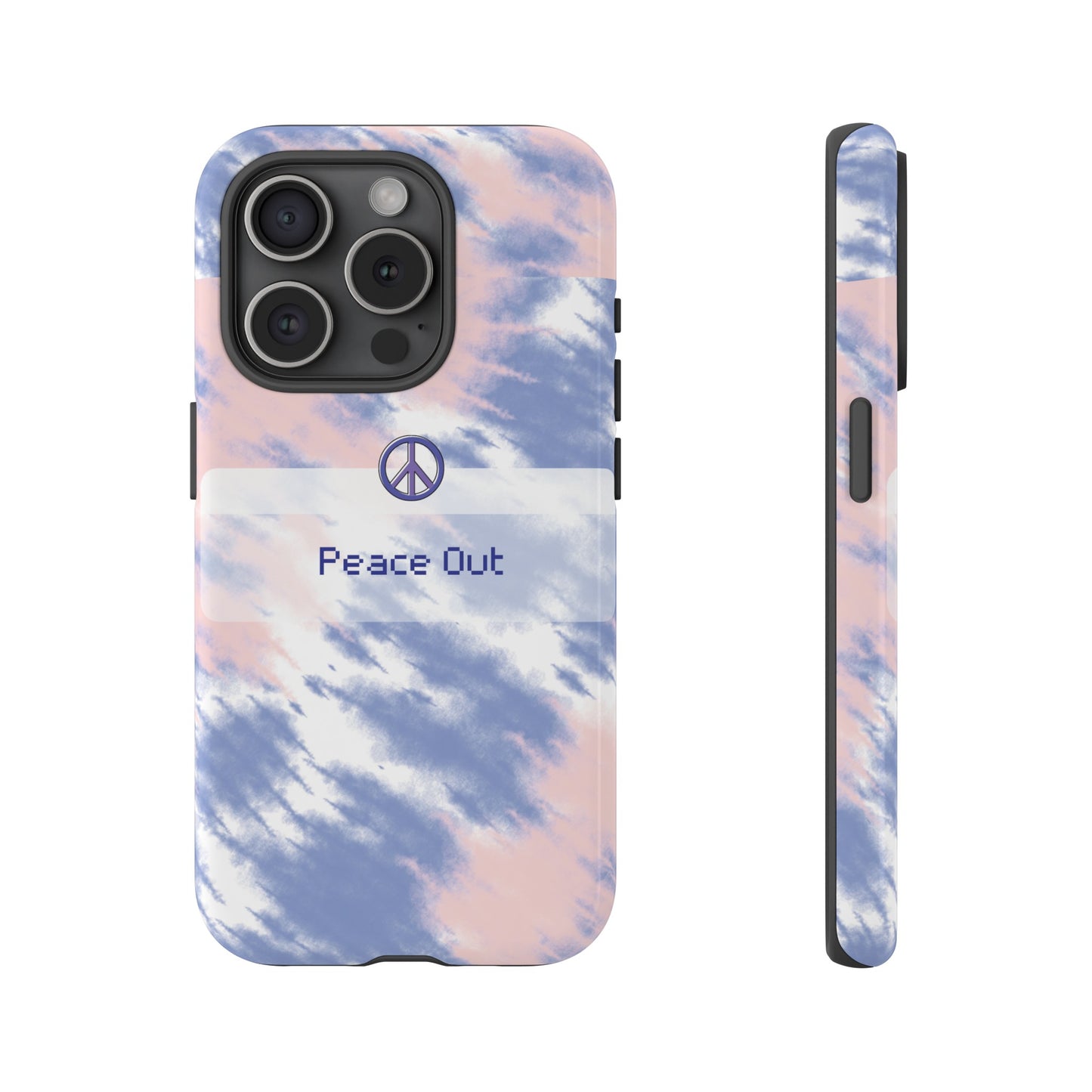 Peace Out Wallpaper Phone Case | iPhone 15 Plus/ Pro, 14, 13, 12| Google Pixel 7, Pro, 5| Samsung Galaxy S23 All Major Phone Models