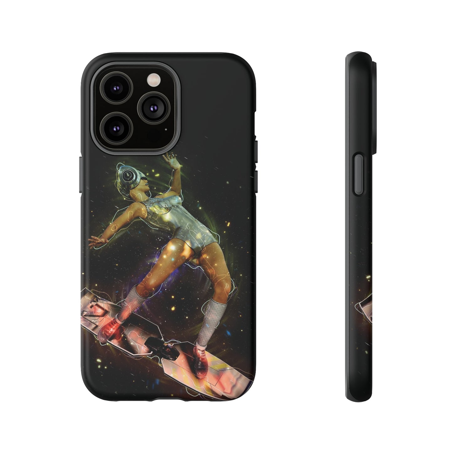 Sci-Fi Skateboard Wallpaper Phone Case | iPhone 15 Plus/ Pro, 14, 13, 12| Google Pixel 7, Pro, 5| Samsung Galaxy S23 All Major Phone Models