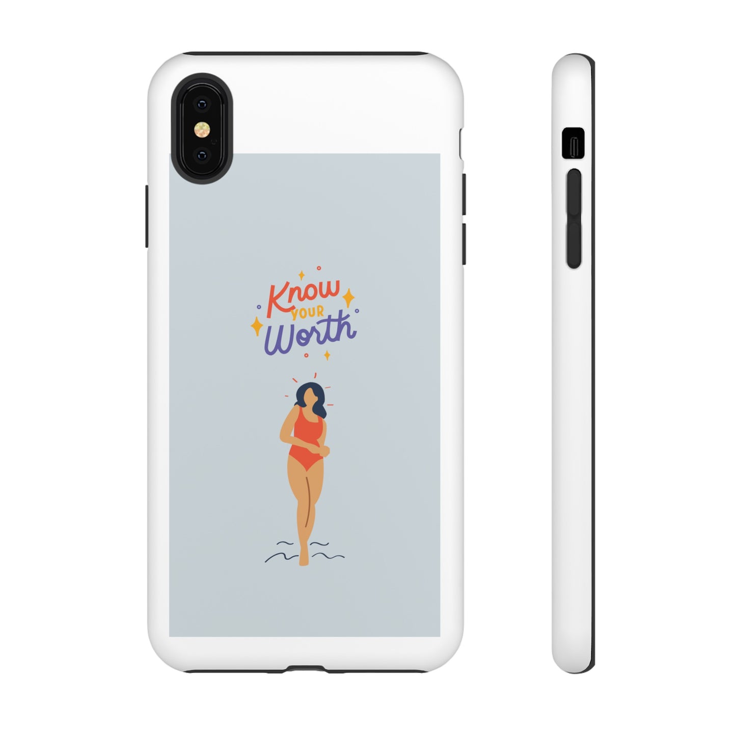 Know Your Worth Phone Case | iPhone 15 Plus/ Pro, 14, 13, 12| Google Pixel 7, Pro, 5| Samsung Galaxy S23 All Major Phone Models