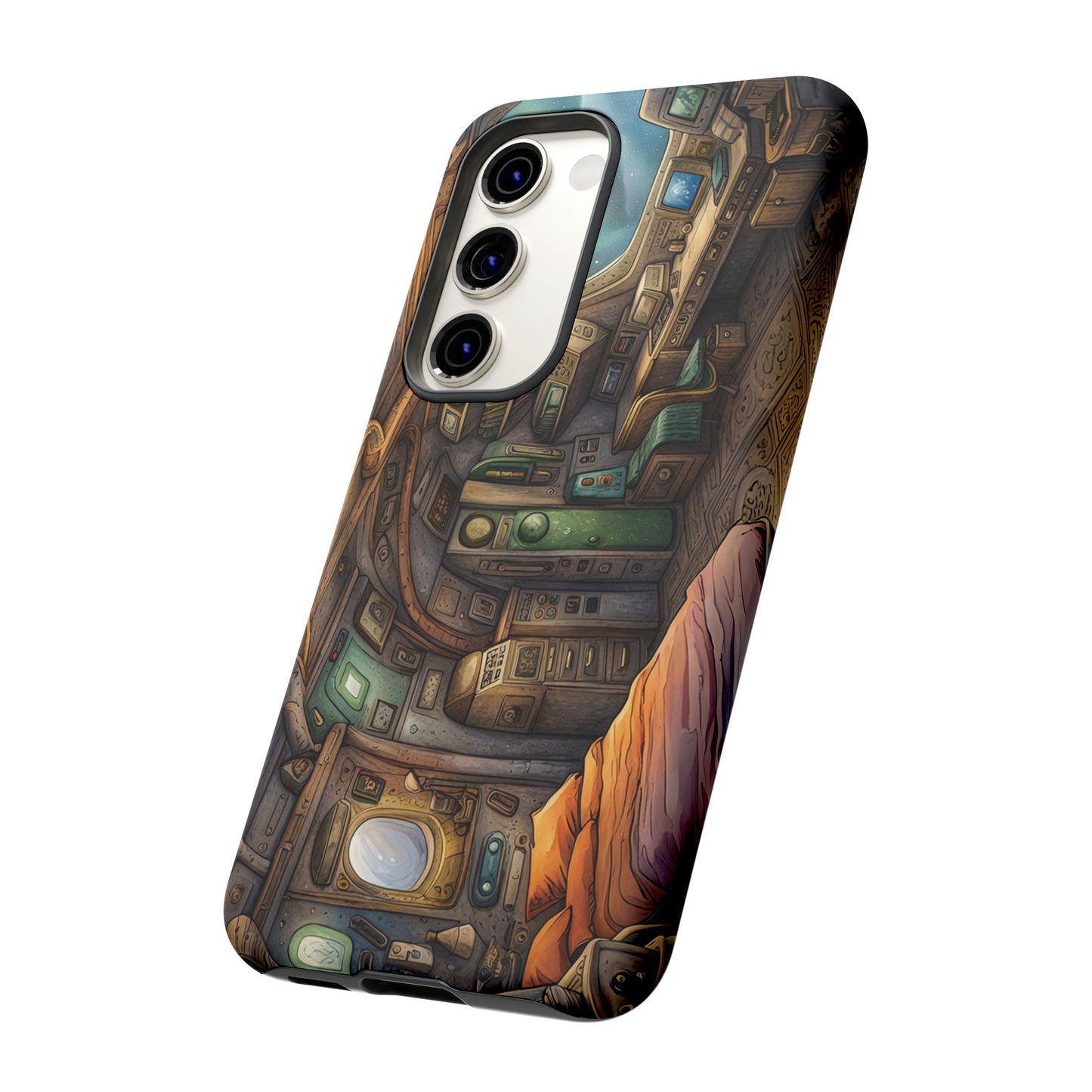 Cosy Spaceship Wallpaper Phone Case | iPhone 15 Plus/ Pro, 14, 13, 12| Google Pixel 7, Pro, 5| Samsung Galaxy S23 All Major Phone Models