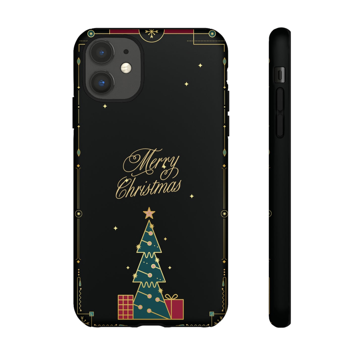 Christmas Tree Wallpaper Phone Case | iPhone 15 Plus/ Pro, 14, 13, 12| Google Pixel 7, Pro, 5| Samsung Galaxy S23 All Major Phone Models