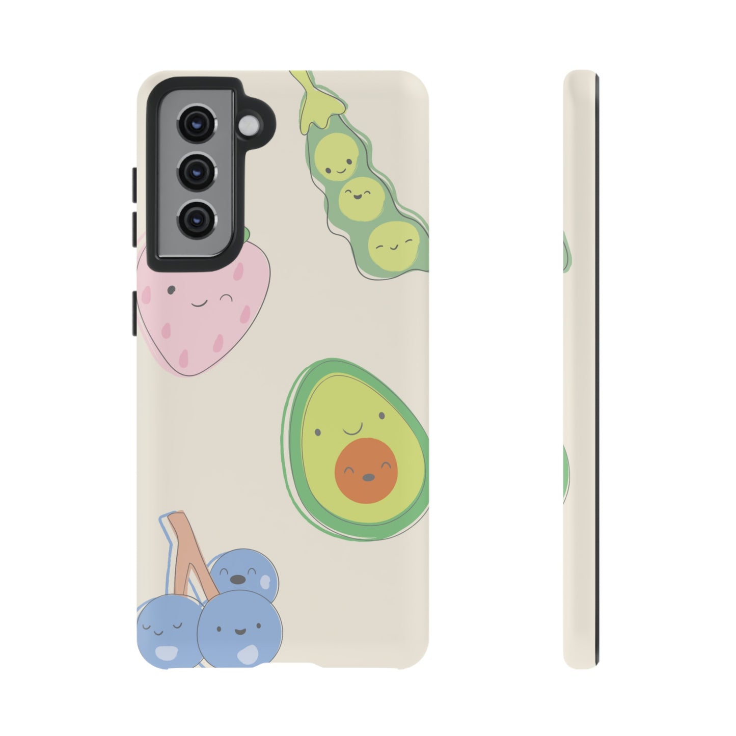 Happy Food Wallpaper Phone Case | iPhone 15 Plus/ Pro, 14, 13, 12| Google Pixel 7, Pro, 5| Samsung Galaxy S23 All Major Phone Models