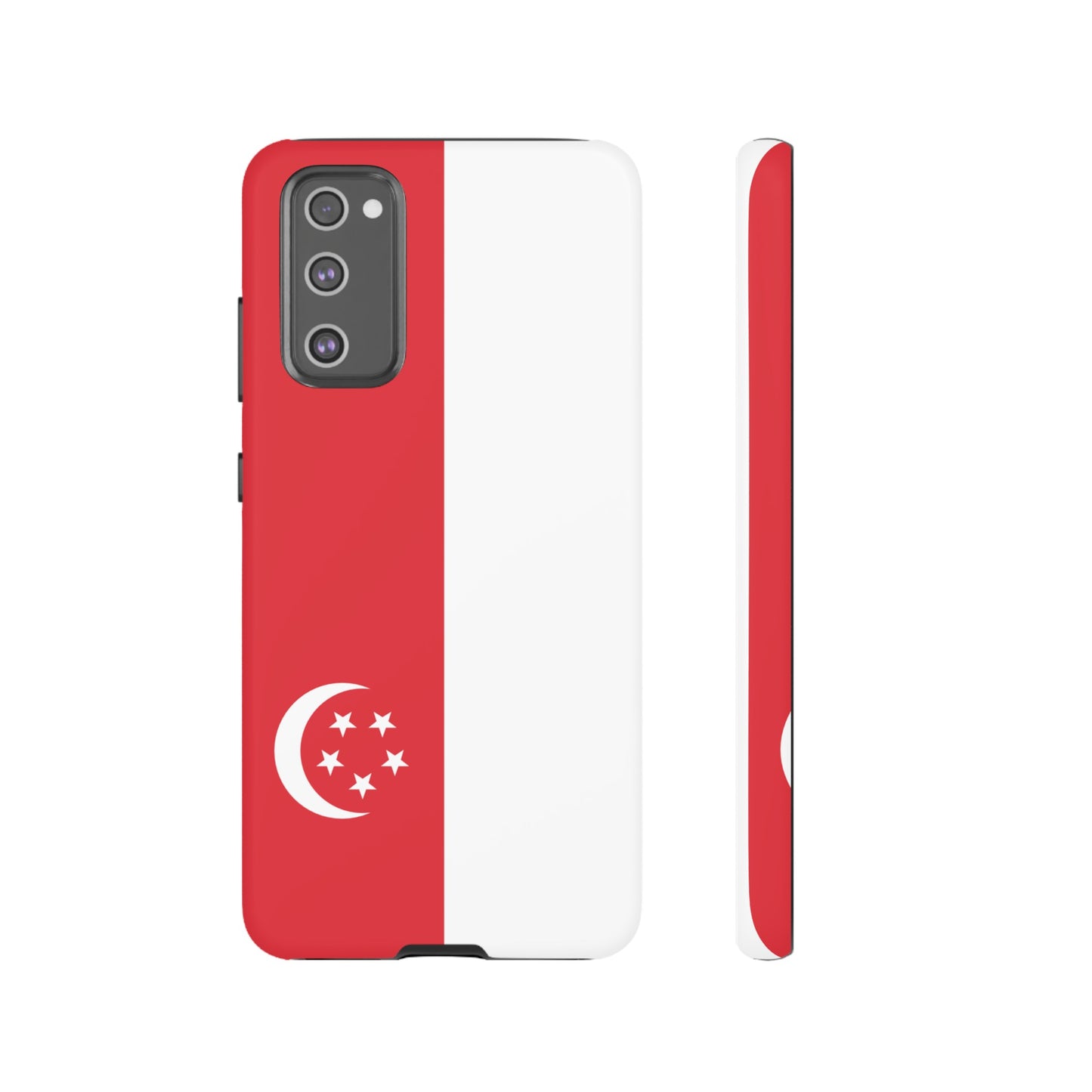 Singapore Flag Phone Case | iPhone 15 Plus/ Pro, 14, 13, 12| Google Pixel 7, Pro, 5| Samsung Galaxy S23 All Major Phone Models