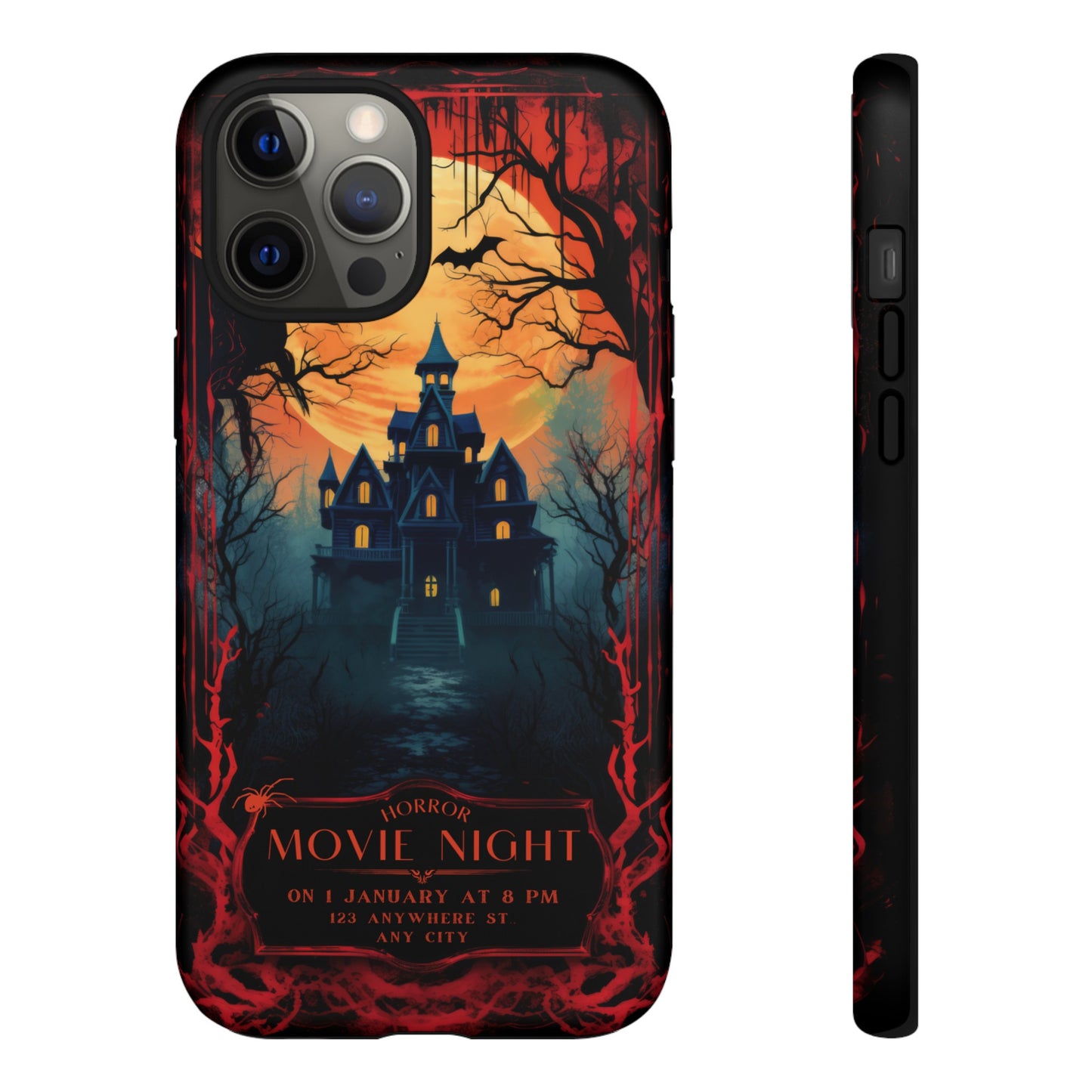 Horror Movie Night Phone Case | iPhone 15 Plus/ Pro, 14, 13, 12| Google Pixel 7, Pro, 5| Samsung Galaxy S23 All Major Phone Models