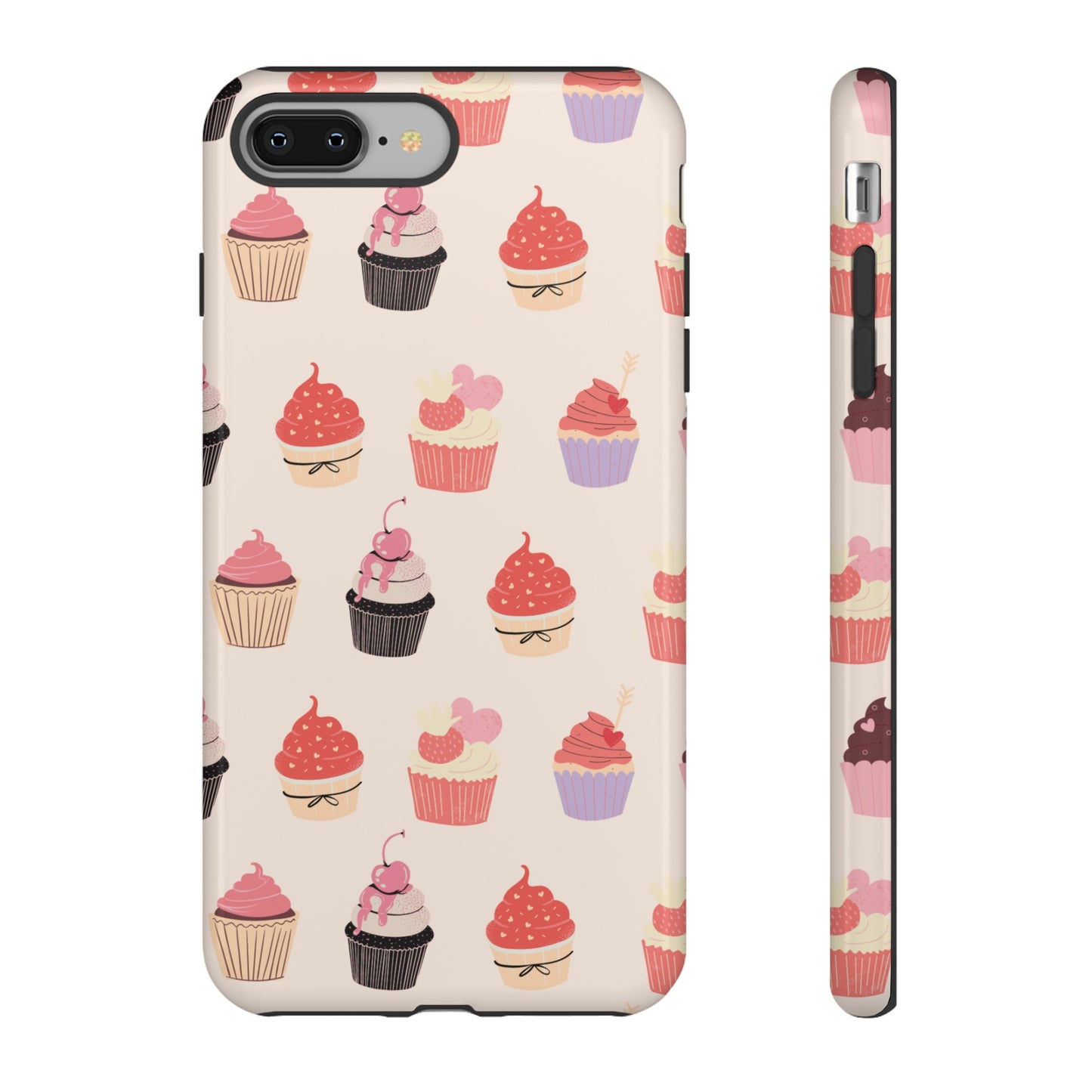 Cupcake Collage Wallpaper Phone Case | iPhone 15 Plus/ Pro, 14, 13, 12| Google Pixel 7, Pro, 5| Samsung Galaxy S23 All Major Phone Models