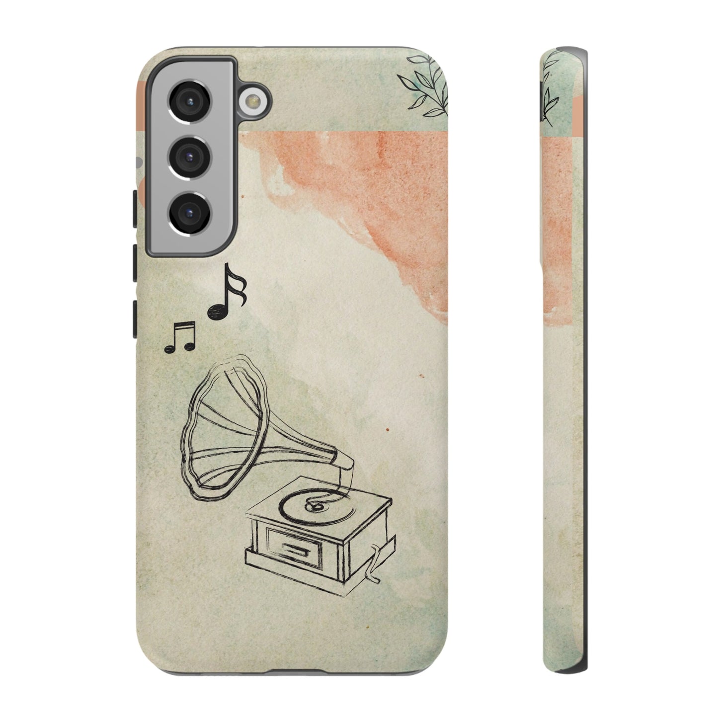 Record Player Wallpaper Phone Case | iPhone 15 Plus/ Pro, 14, 13, 12| Google Pixel 7, Pro, 5| Samsung Galaxy S23 All Major Phone Models