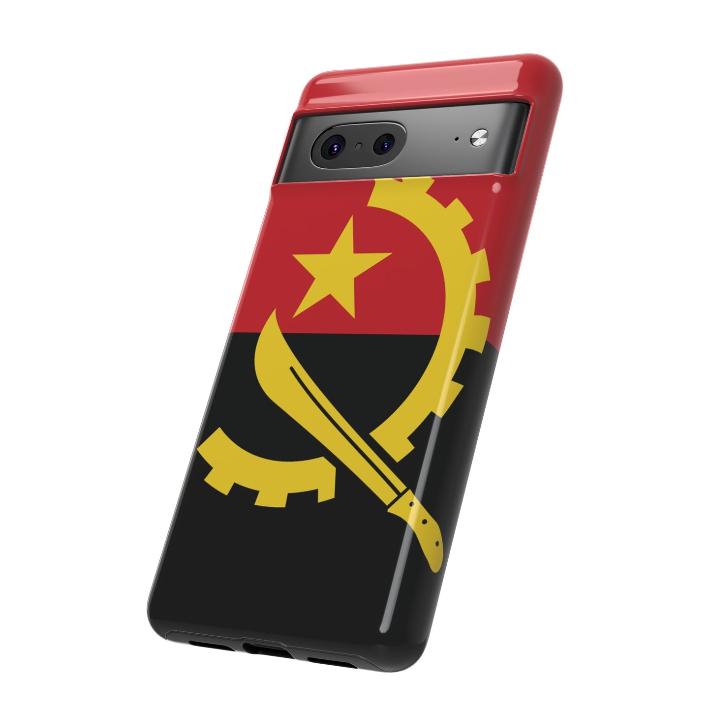 Angola Flag Phone Case | iPhone 15 Plus/ Pro, 14, 13, 12| Google Pixel 7, Pro, 5| Samsung Galaxy S23 All Major Phone Models