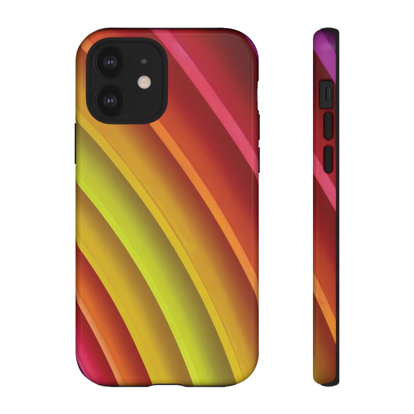 Curved Colourful Wallpaper Phone Case | iPhone 15 Plus/ Pro, 14, 13, 12| Google Pixel 7, Pro, 5| Samsung Galaxy S23 All Major Phone Models